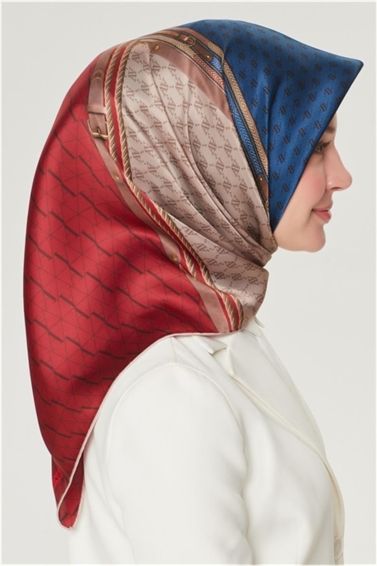Armine-Nostalgia Sura Silk 8519-34 Red Mixed Pattern 3