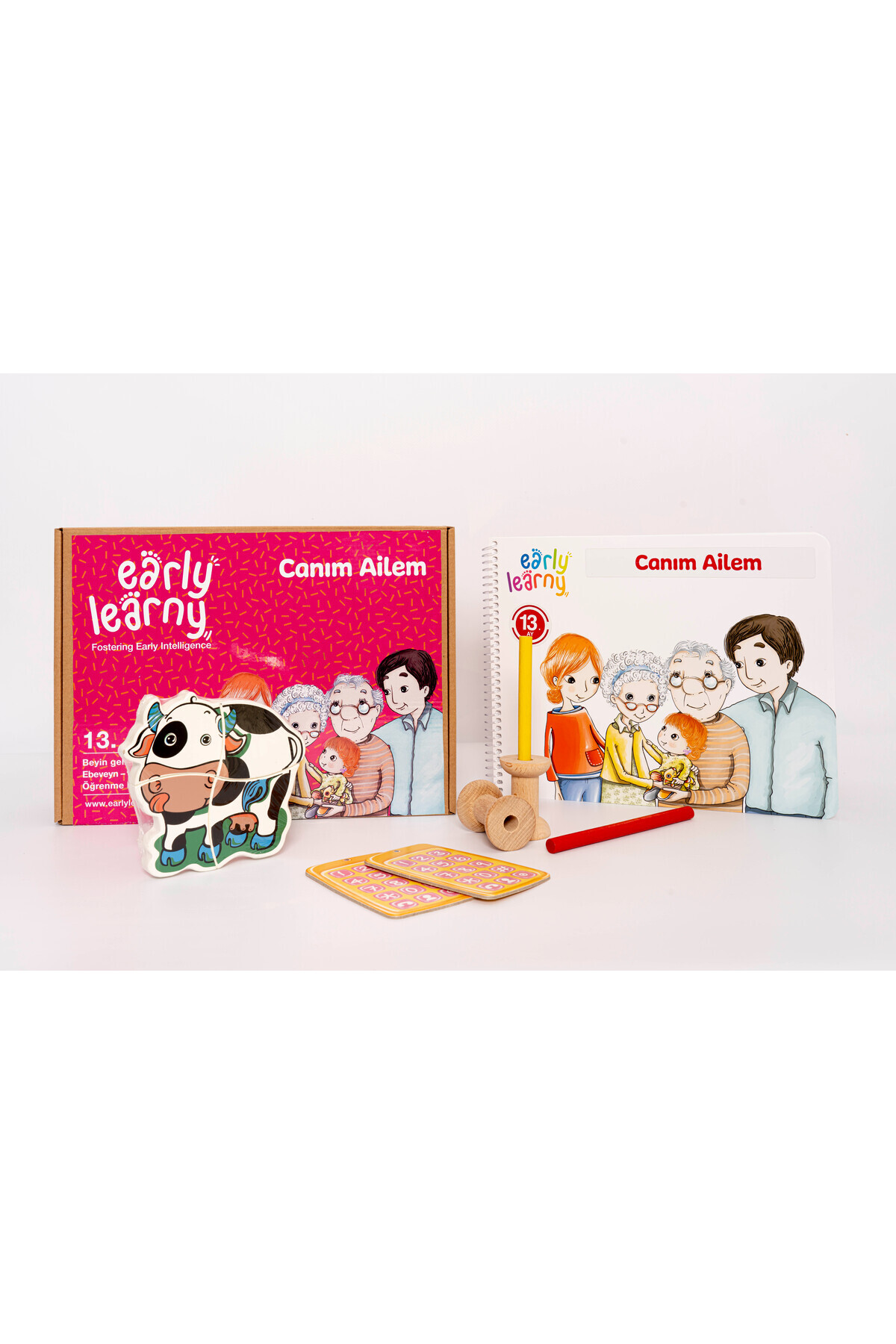 EarlyLearny - Türkçe 13. Ay Bebek Eğitim Seti fotoğrafı 2 (önizleme)