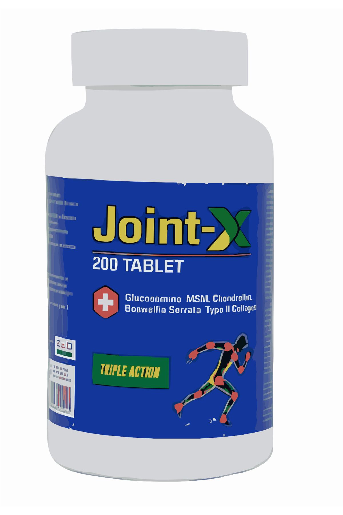 Joint-X Jointx Glukozamin Kondroitin Msm Eklem Ve Kas Ağrılarına Etkili 200 Tablet Tip 2 Kolajen