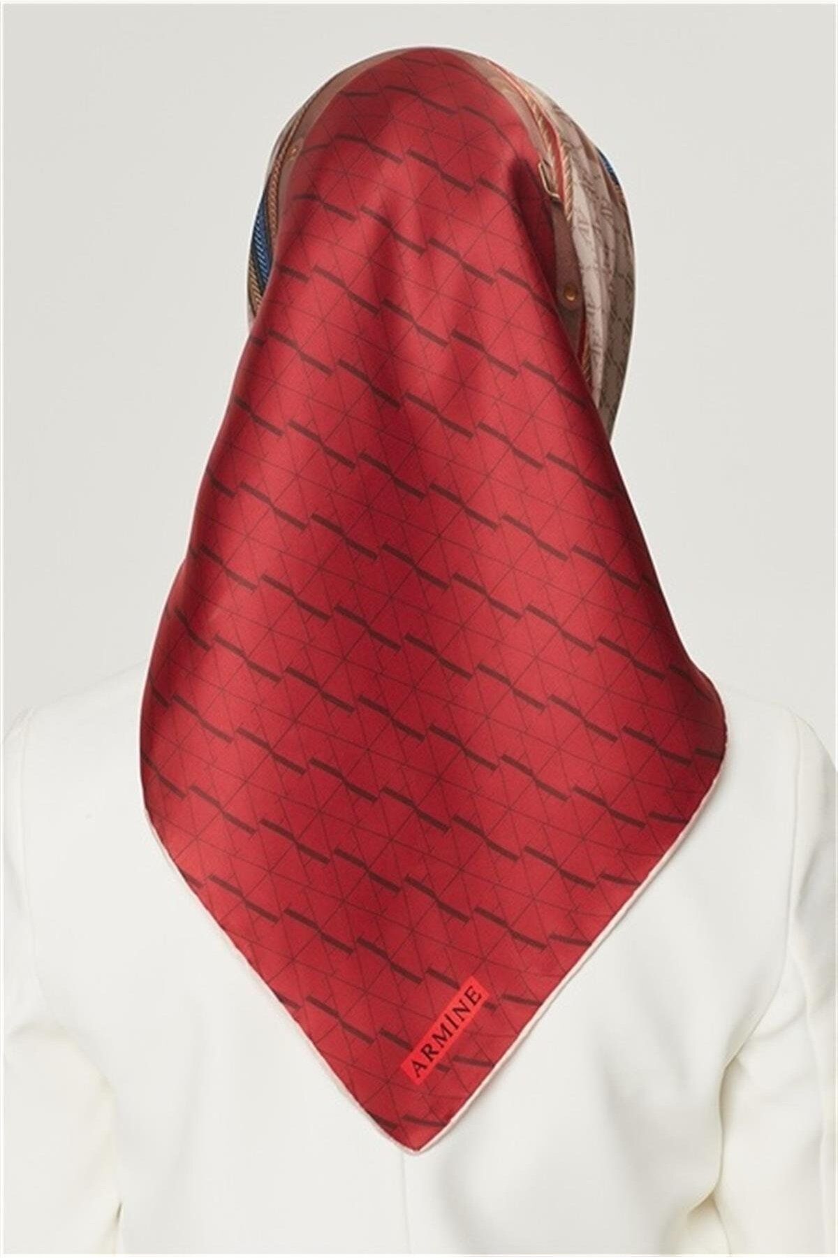 Armine-Nostalgia Sura Silk 8519-34 Red Mixed Pattern 4