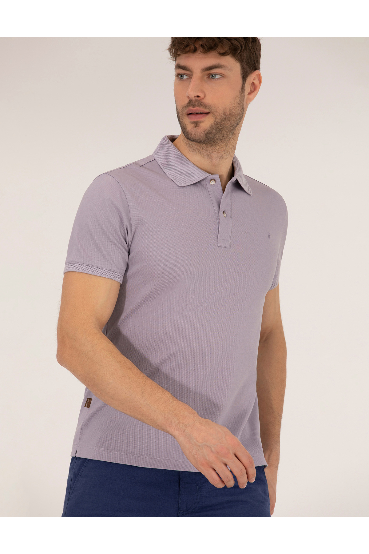 تیشرت یقه پلو مردانه راسته آستین کوتاه | پیر کاردین Pierre Cardin 774912 - تصویر 3