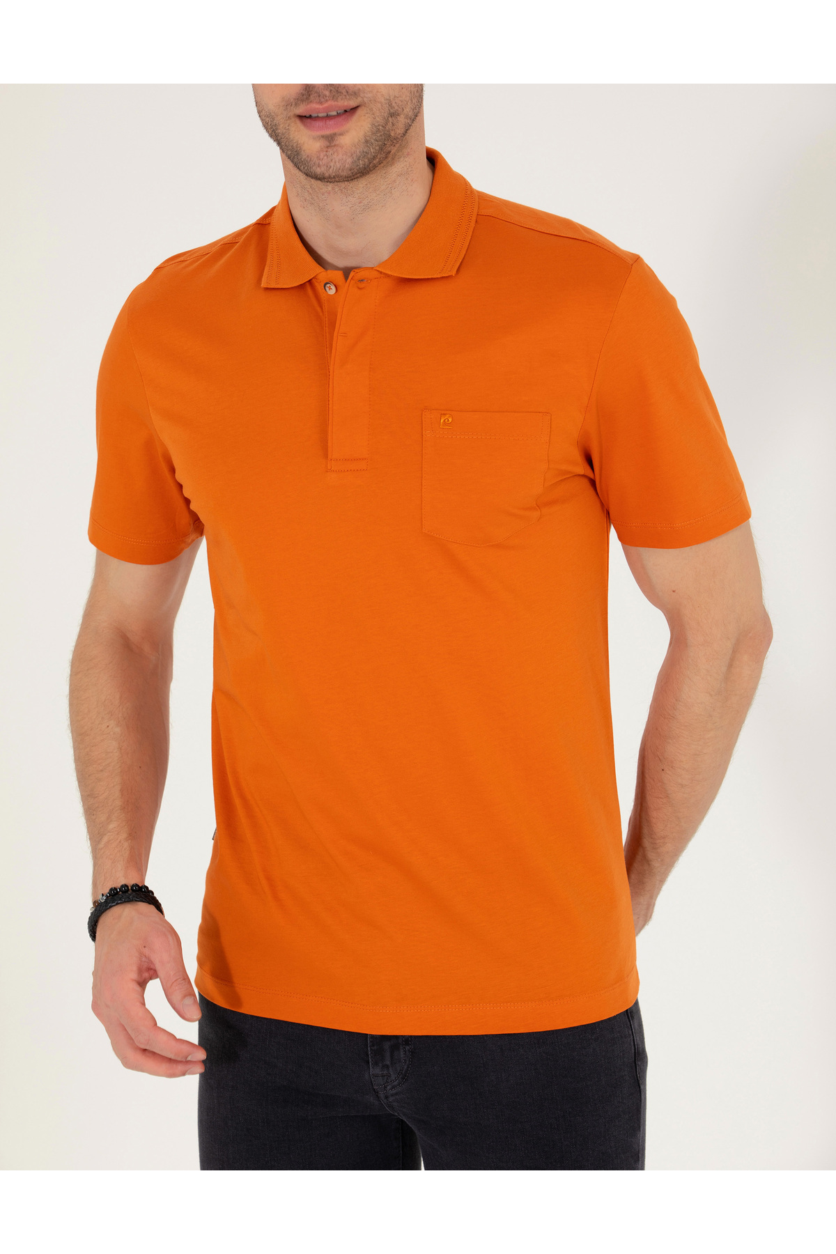 تیشرت یقه پلو مردانه راسته آستین کوتاه | پیر کاردین Pierre Cardin 869012 - تصویر 6