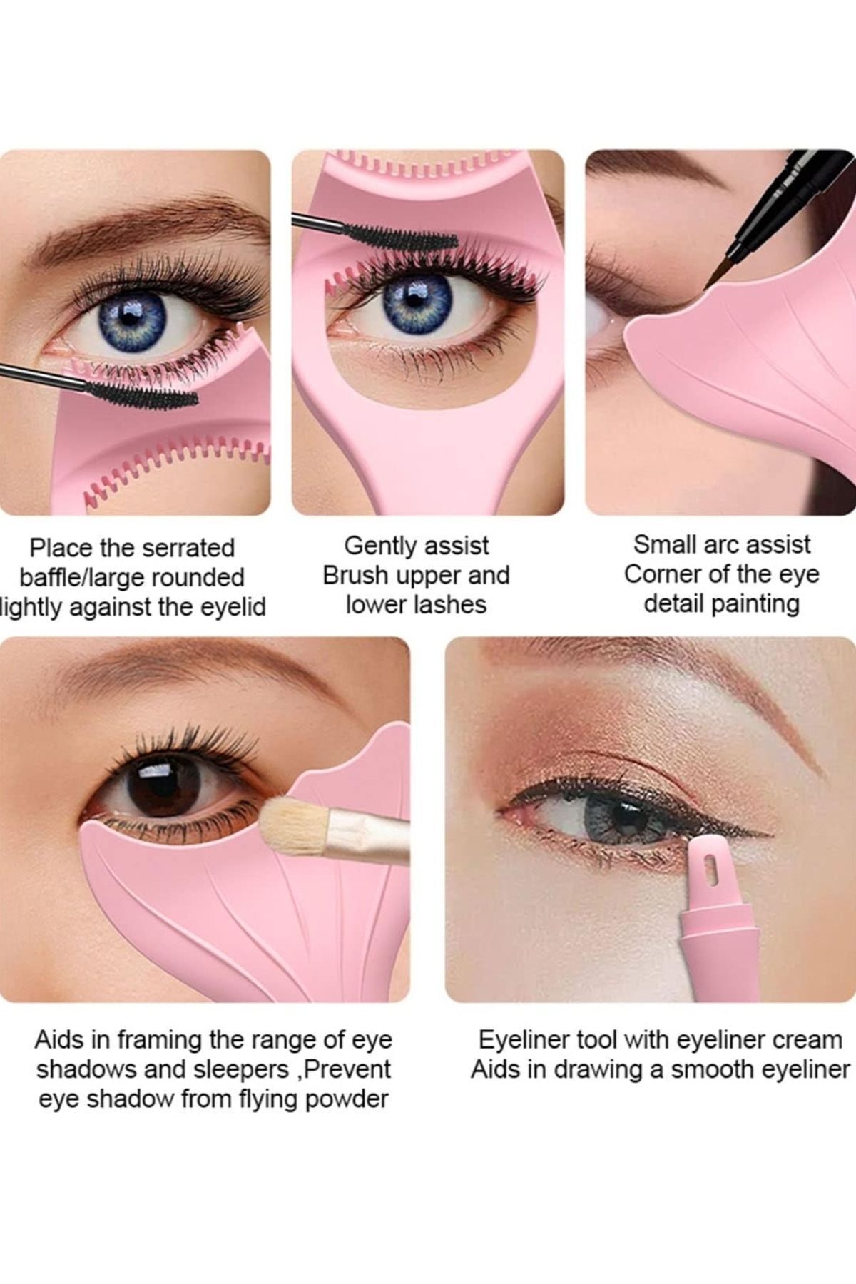 Silikon Kolay Rimel & Eyeliner Çekme Aparatı — رنگارنگ 8976517406153 — تصویر 5 از 8