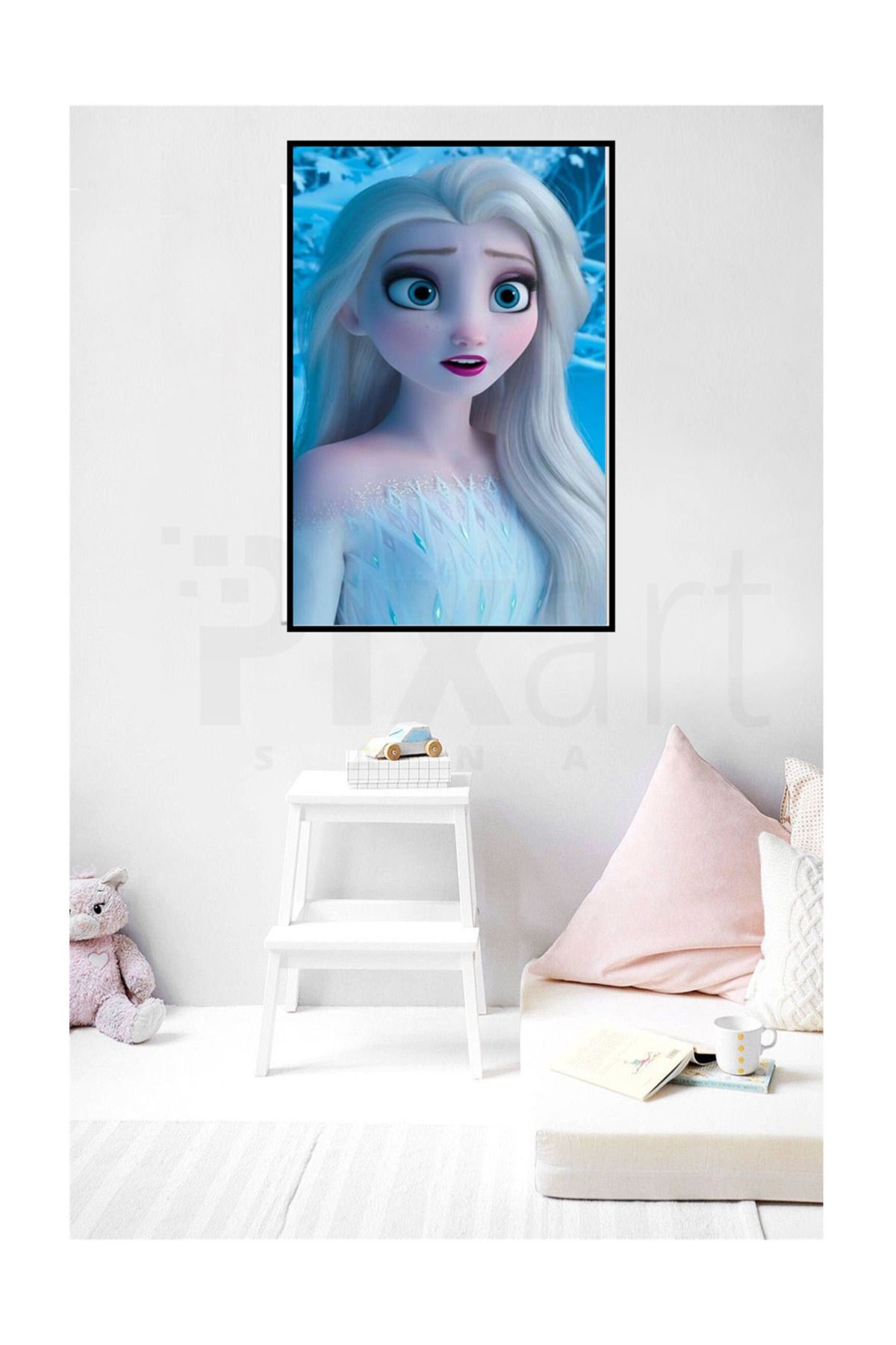 pixartsanat-Pixart Art Elsa Frozen Mosaic - Diamond Turkey 40*60 3
