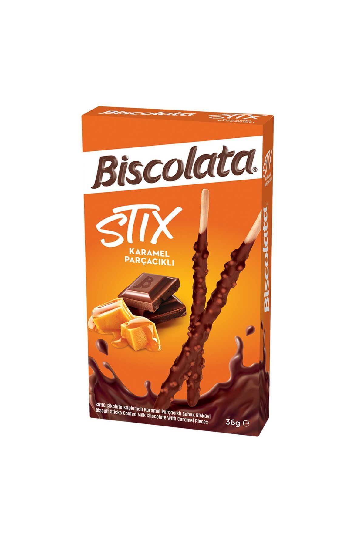 Şölen-Biscolata Stix with Caramel Particles 36 Gr X 16 Pieces 2