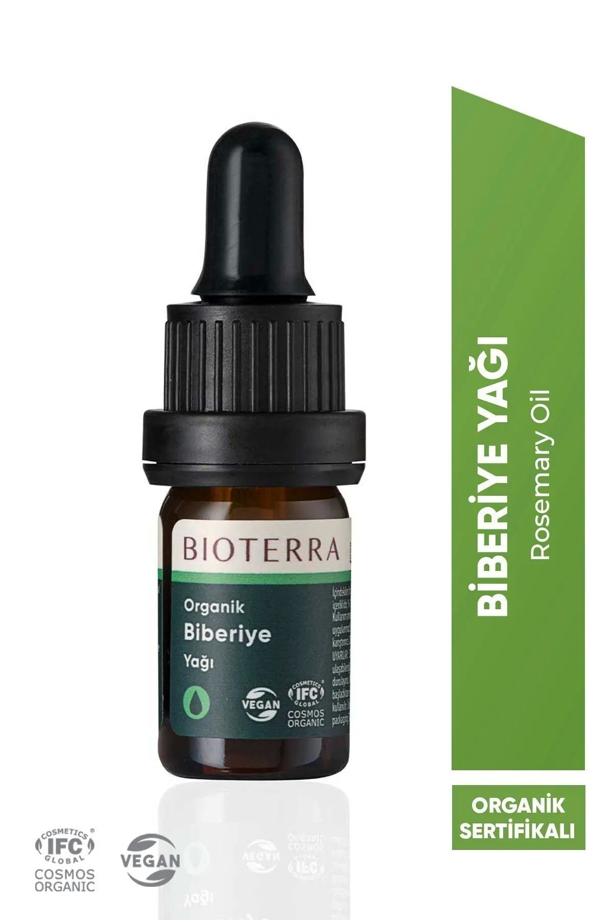 Bioterra Organik Biberiye Uçucu Yağı 5 ml