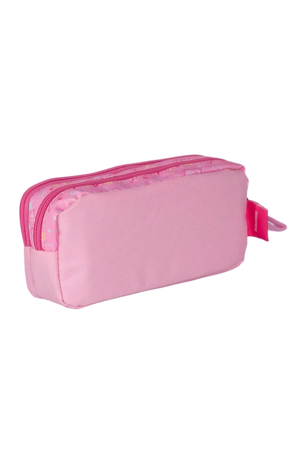 Barbie-TMN592862 BARBIE - Pink Pencil Bag with Double Compartments 2686 3