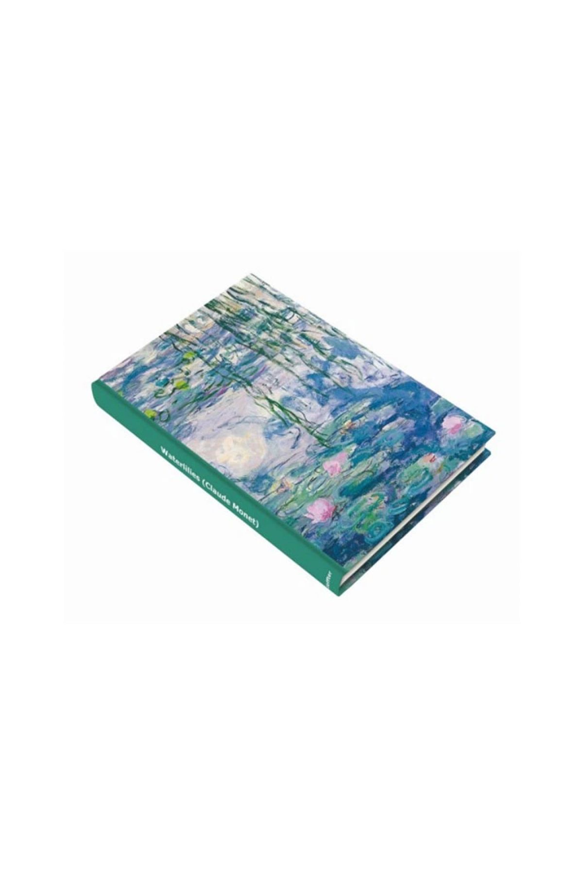 DEFFTER-Monet 14x20 Ruled Notebook with Hard Cover - Art Of World /waterlıes 2