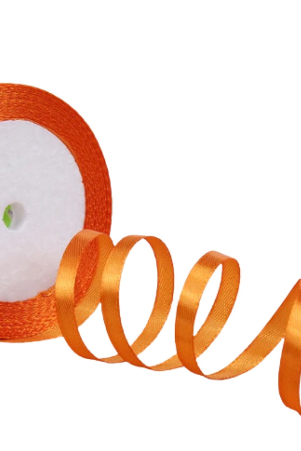 P Parla-Orange 1 cm 10 Meter Satin Ribbon 1