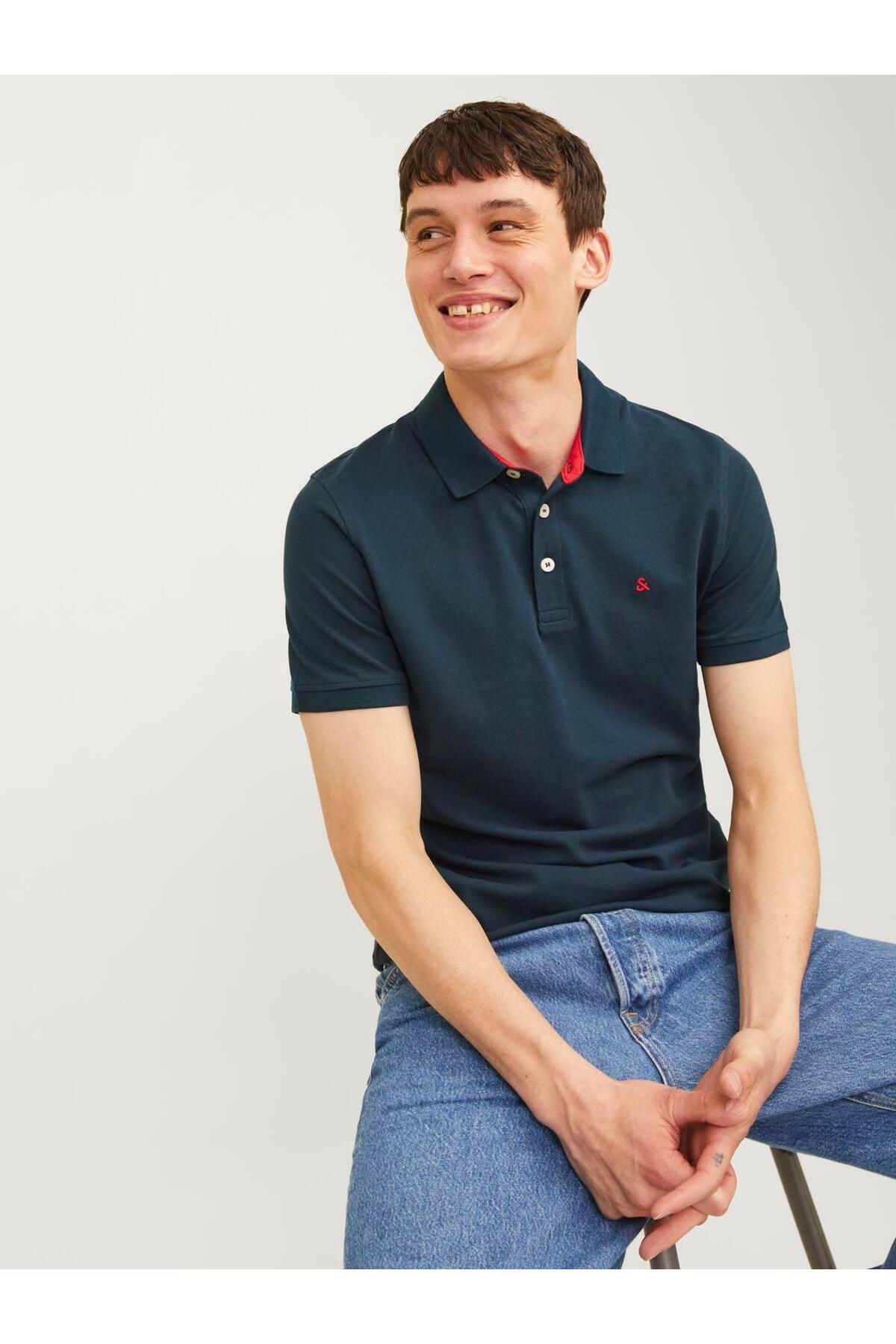 تیشرت مردانه راسته آستین کوتاه | جک اند جونز Jack & Jones TYC467959DD8F12D09 - تصویر 3