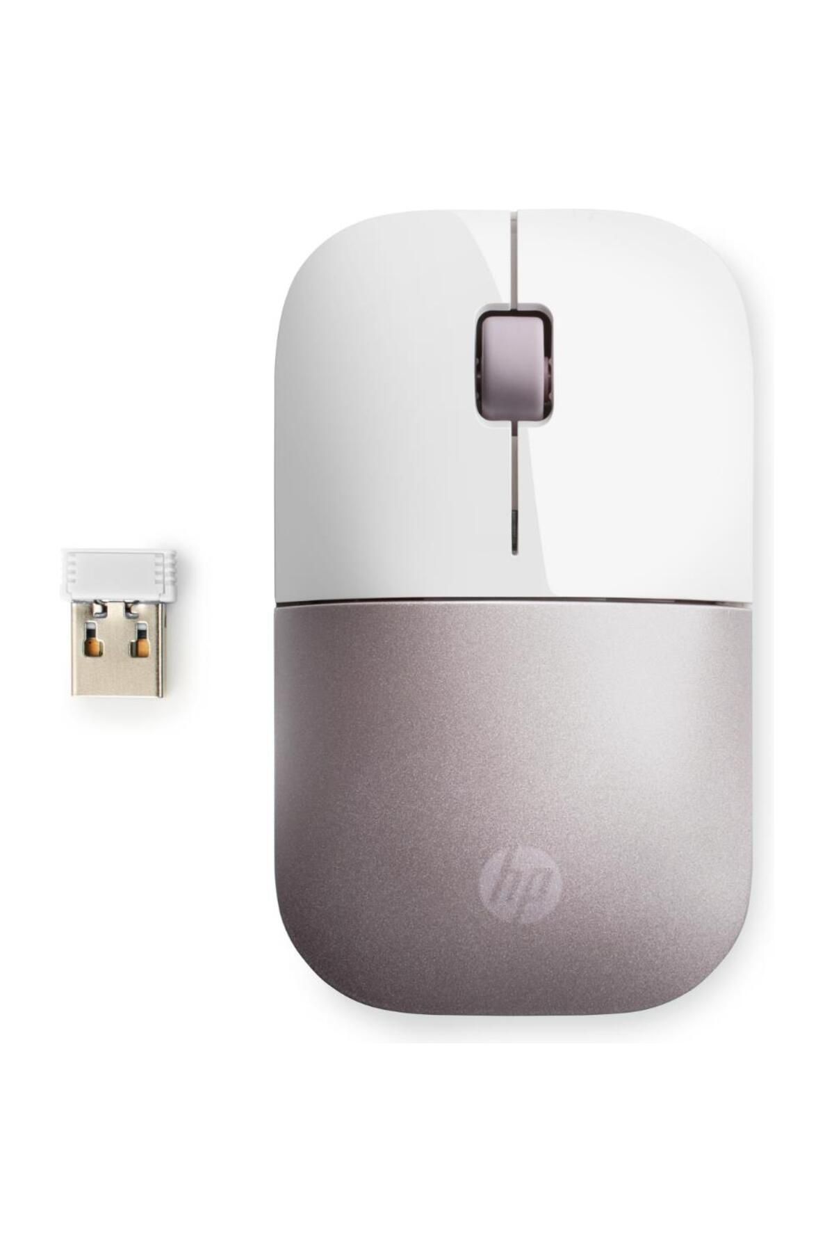 Vobotek Teknoloji HP Z3700 4VY82AA Slim Beyaz-Pembe Wireless Optik Mouse 2.4Ghz 1200Dpı