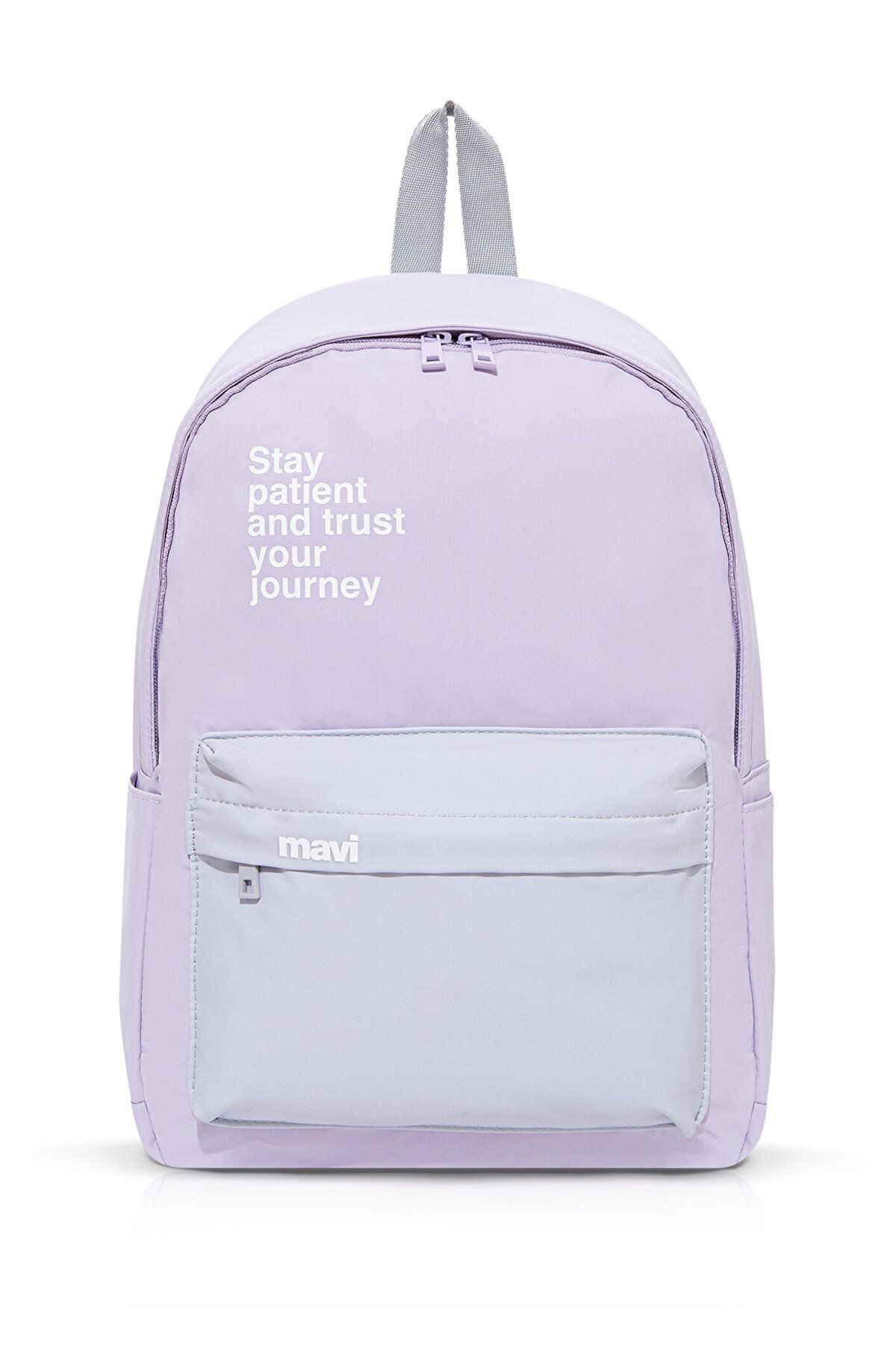 Mavi-Lilac Printed Backpack - 1910527 -82955 2