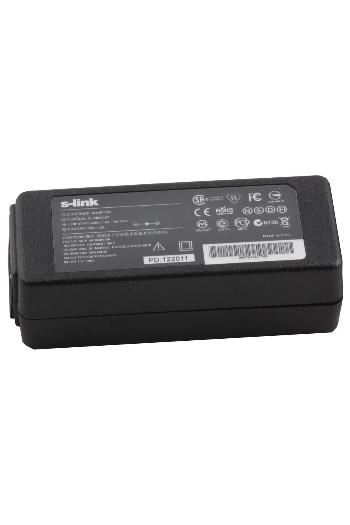 Vobotek Teknoloji S-link SL-NBA307 40w 20v 2A 5.5x2.5 Notebook Adaptörü