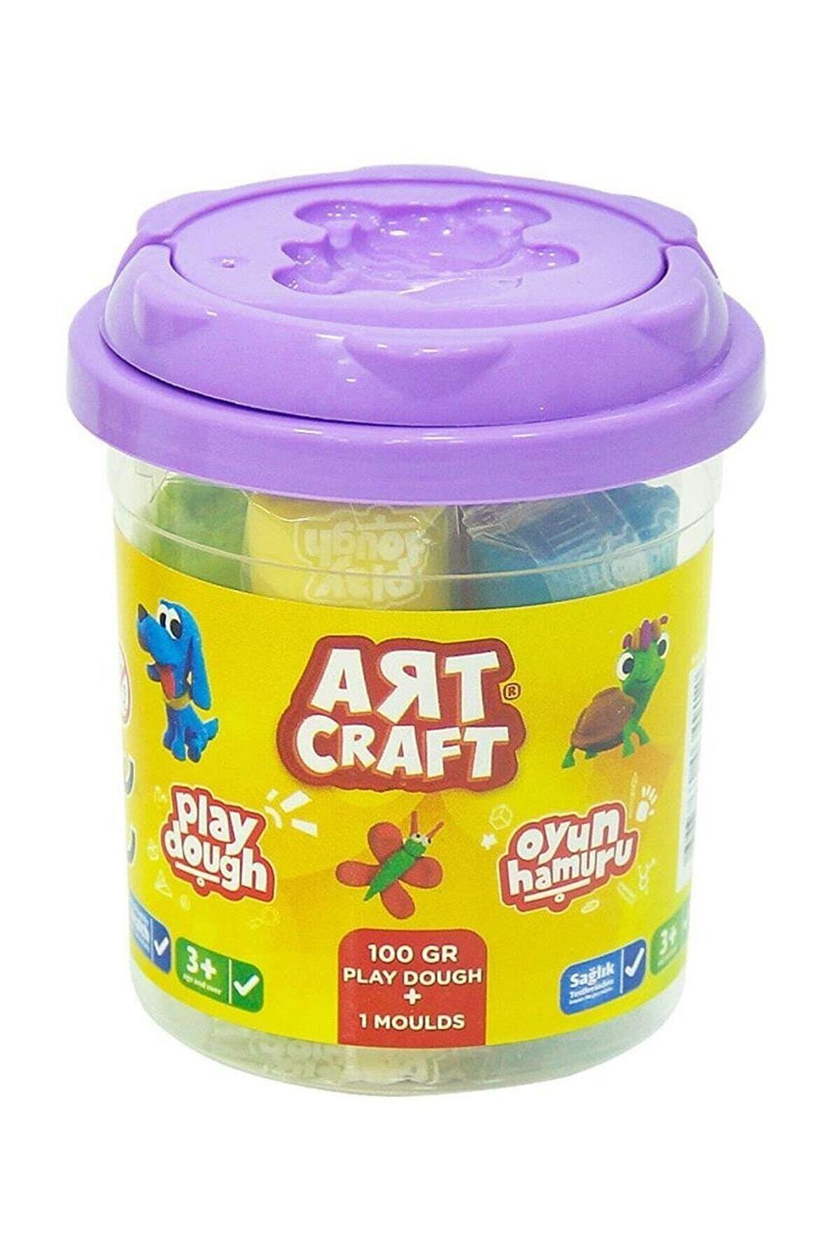 Art Craft Dede Küçük Kova 5 Renk 100 Gr Oyun Hamuru Lila 3+ Yaş