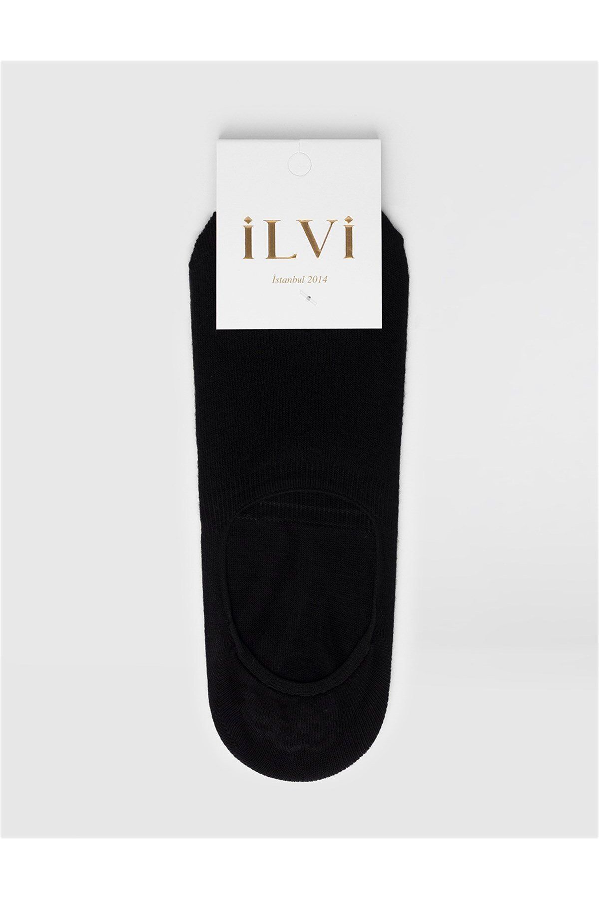 İLVİ-Men's Ballet Socks - Cleit Black Bamboo 1