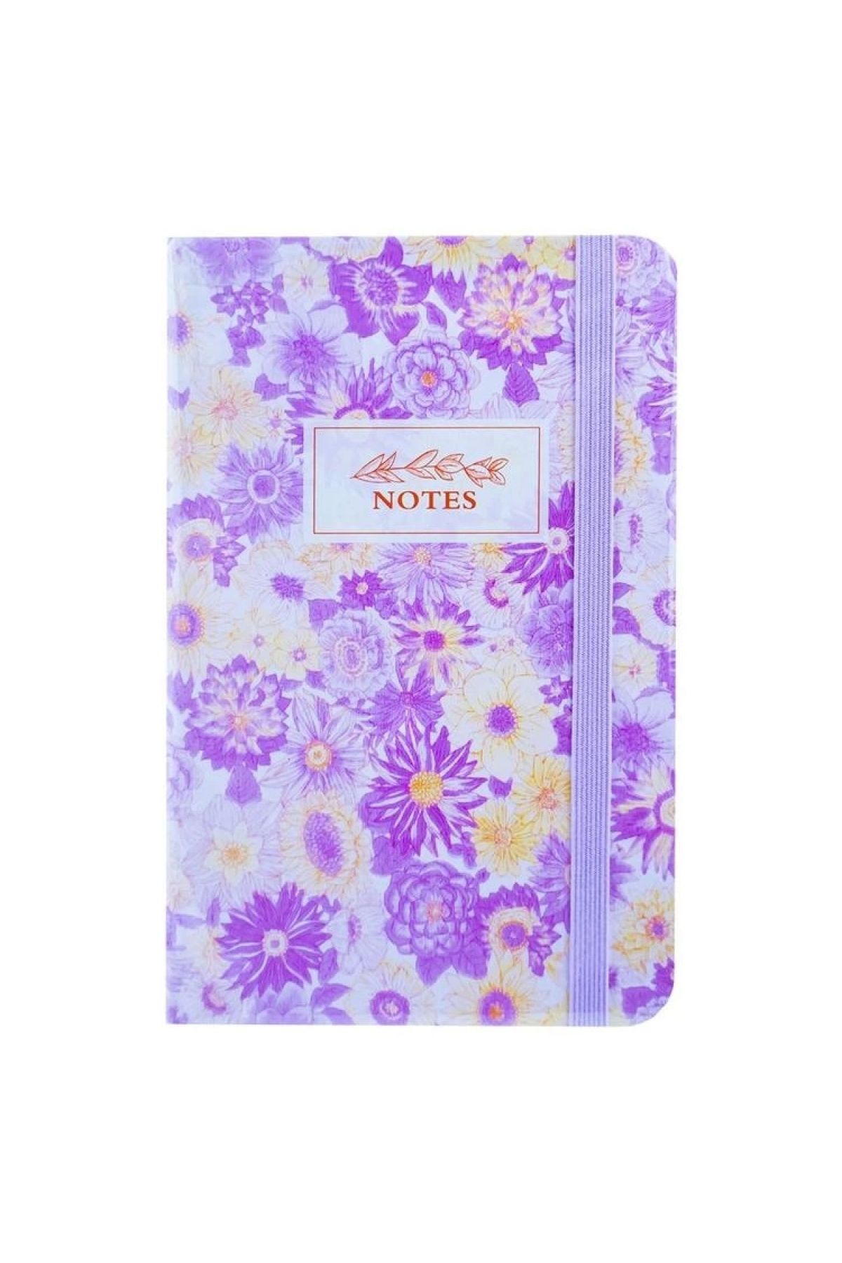 Mikro-A7-02 Micro Striped Flower Pattern 80YP Notepad 4