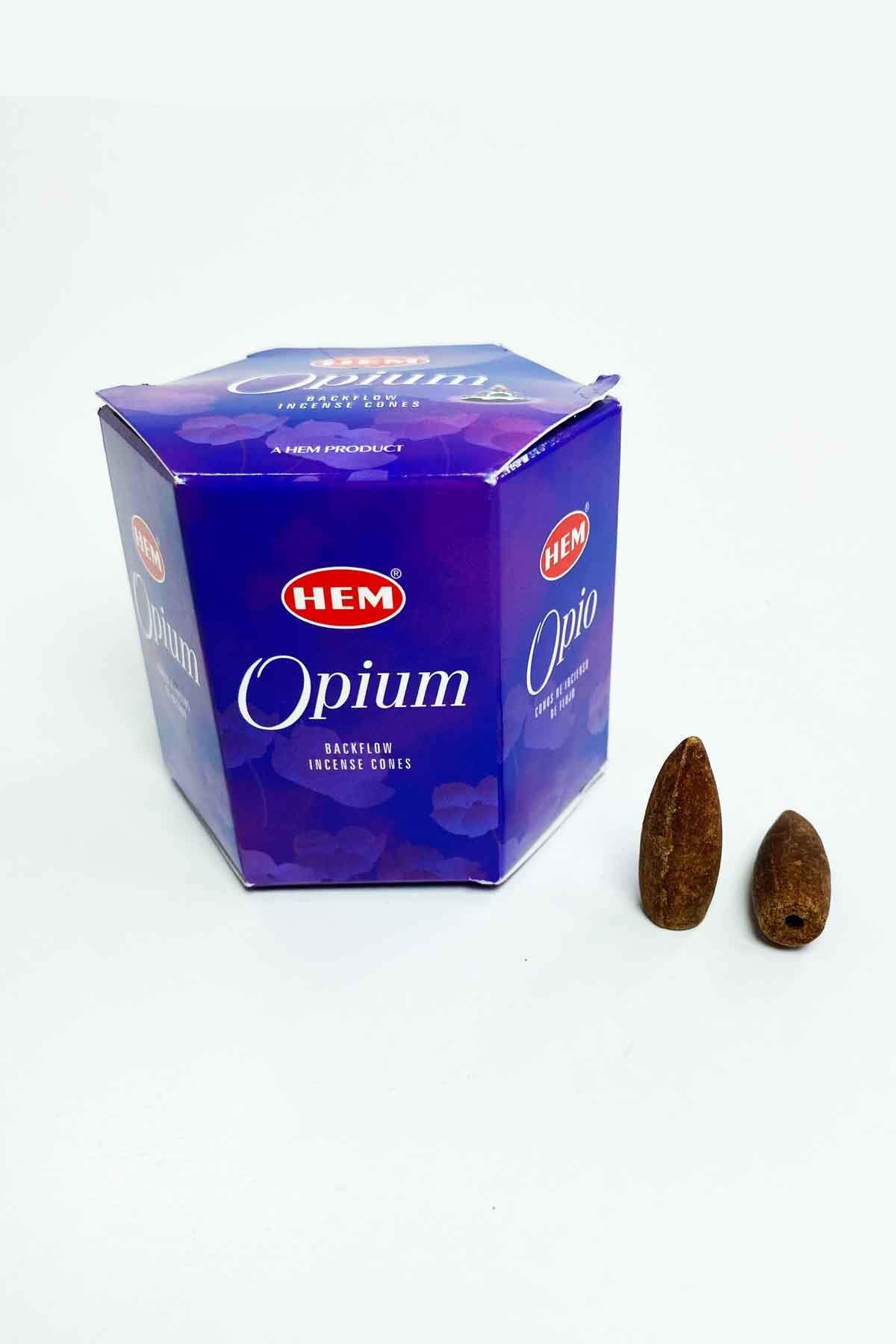 karadağsb 10 Adet Geri Akış Backflow Şelale Tütsü Konisi Tütsü Back Opium Çiçeği Kokulu