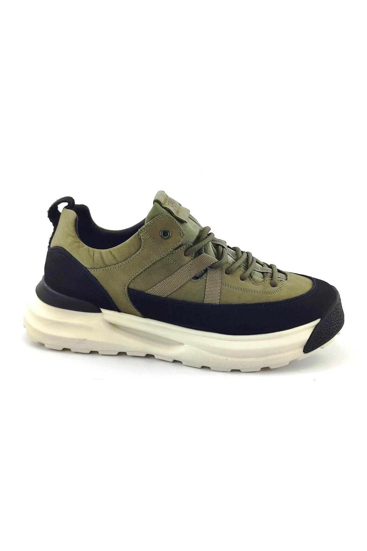 Guja-521 Light Sole Men's Sneaker Shoes-Khaki 2