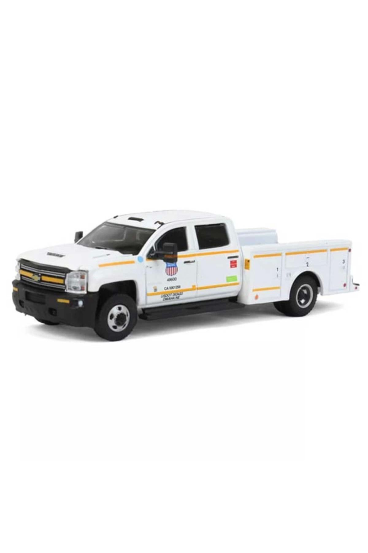 Liodoro Nessiworld Greenlight 1/64 2018 Chevrolet Silverado 3500 Dually Service Bed