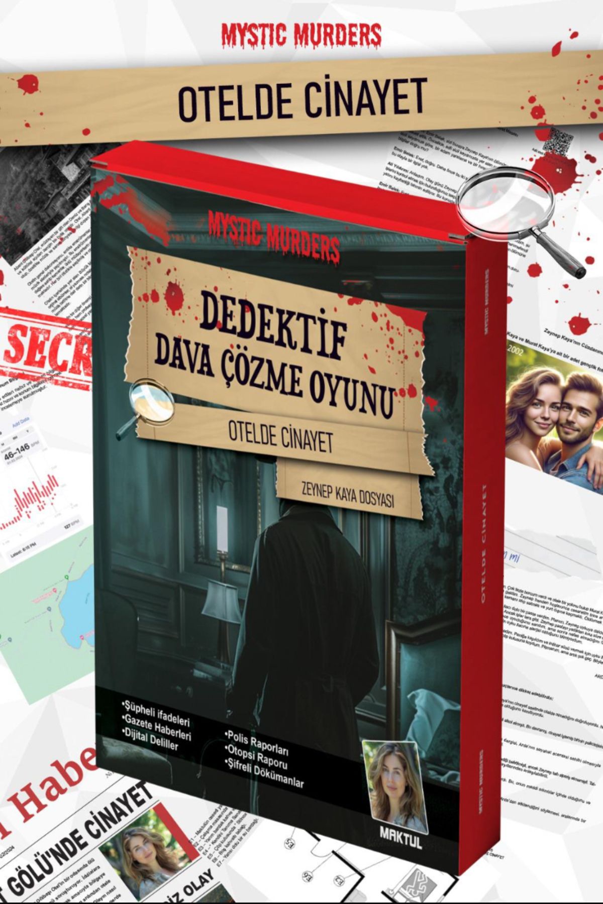 lykia kupa-Murder Detective Game in Hotel-Relief Game-Killer Finding Game 1