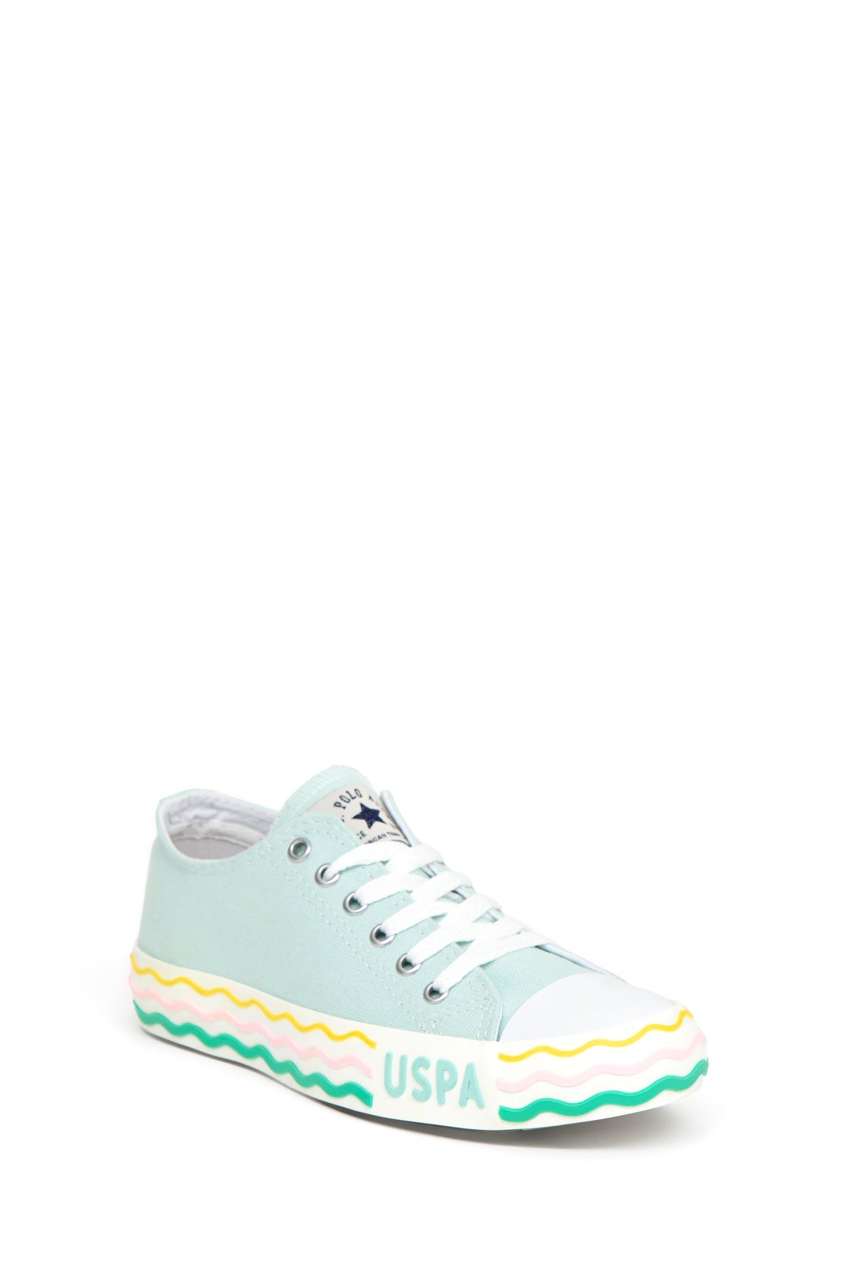 اسنیکر سبز زنانه کفش ورزشی آبی VR083 U.S. Polo Assn.