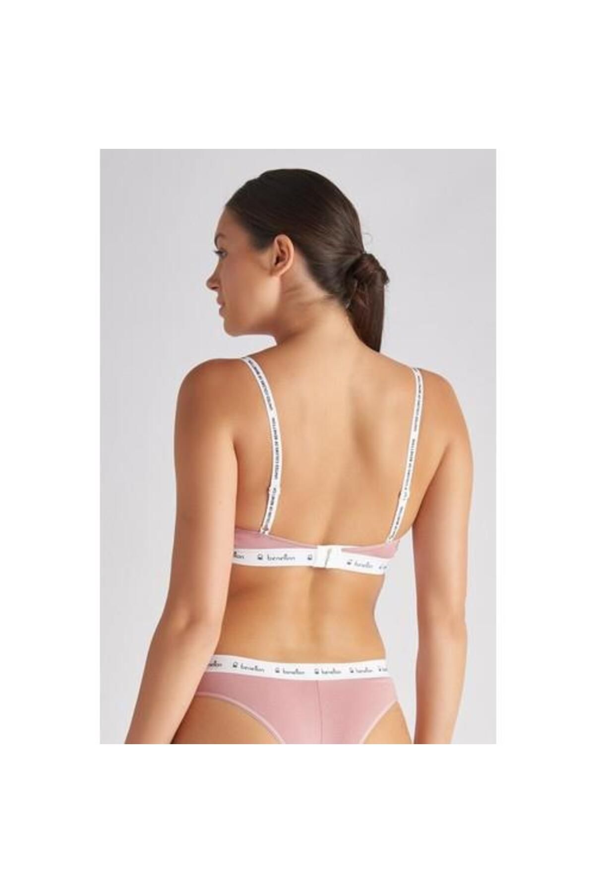 Benetton-Bra - Pink - Plain 2