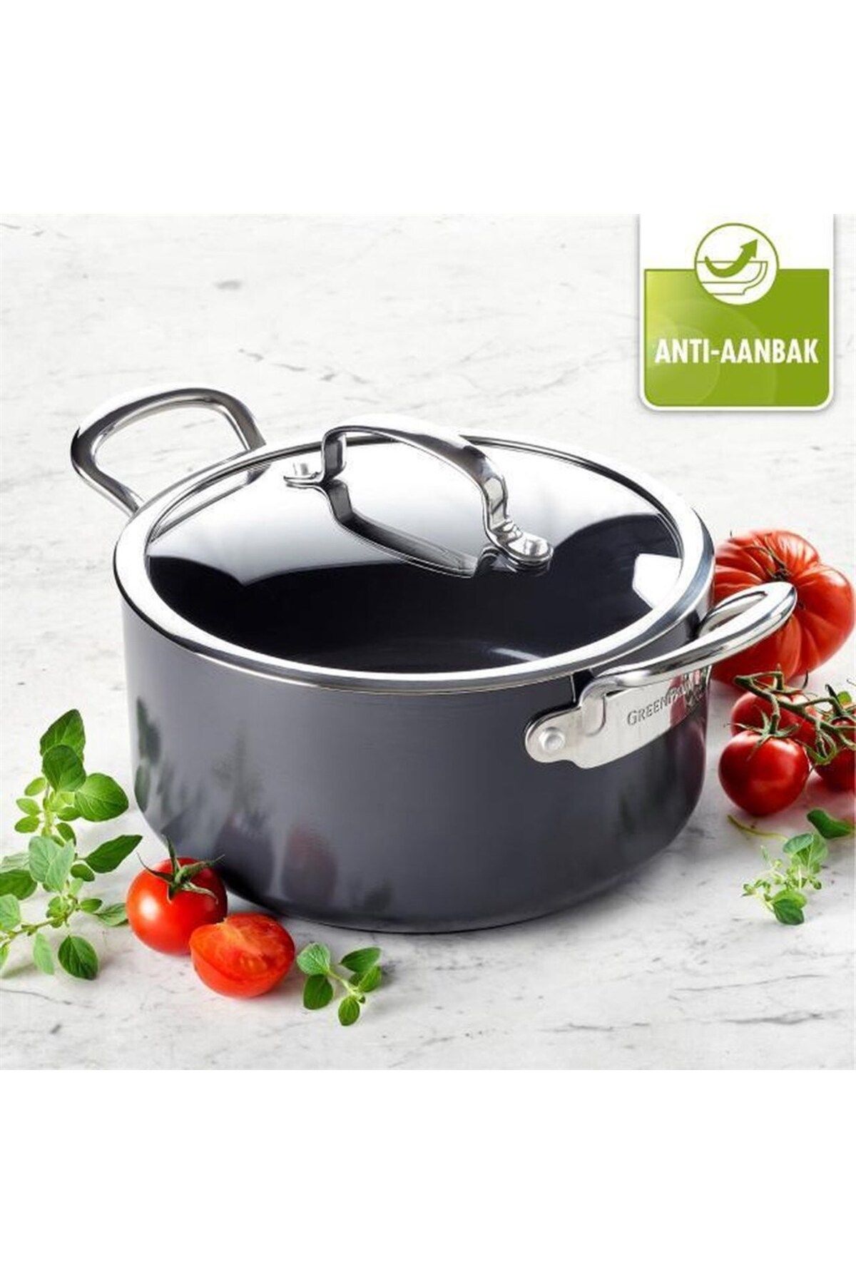 Greenpan-Cc 001522 -001 Barcelona 18cm Deep Pot 2