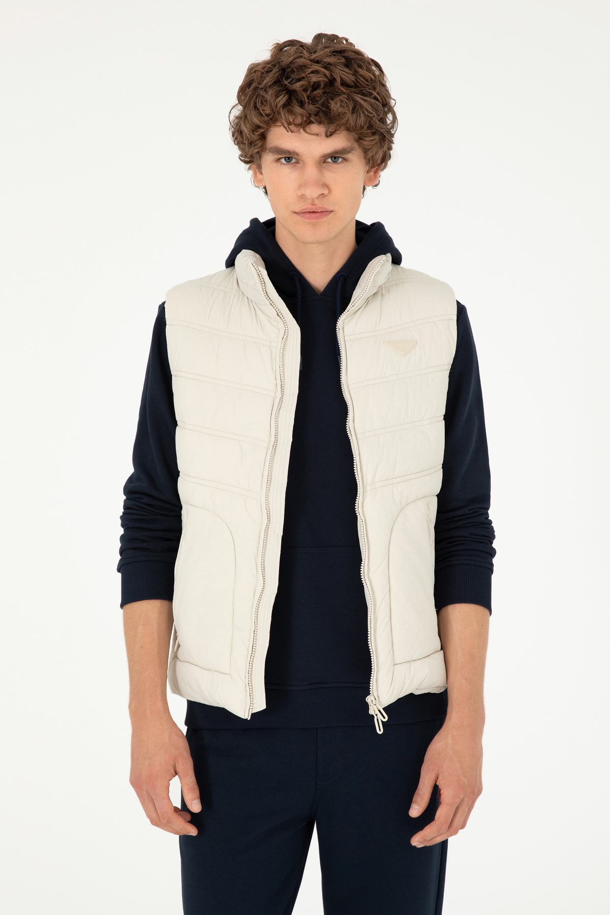 U.S. Polo Assn. Erkek Taş Yelek 50290796-VR049 görsel 3