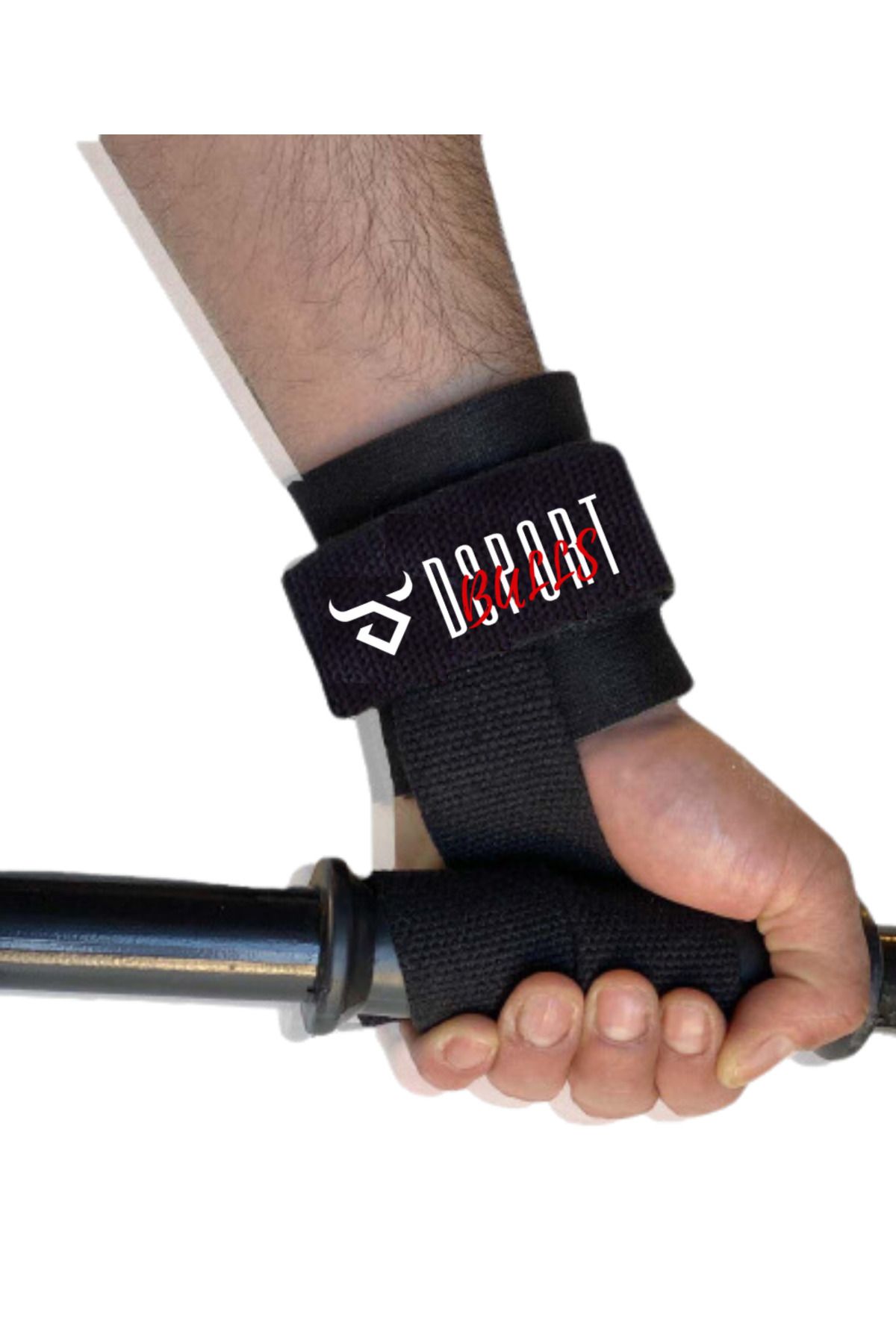 DSport Big Rıch Grip Pro Lifting Straps Siyah Çift