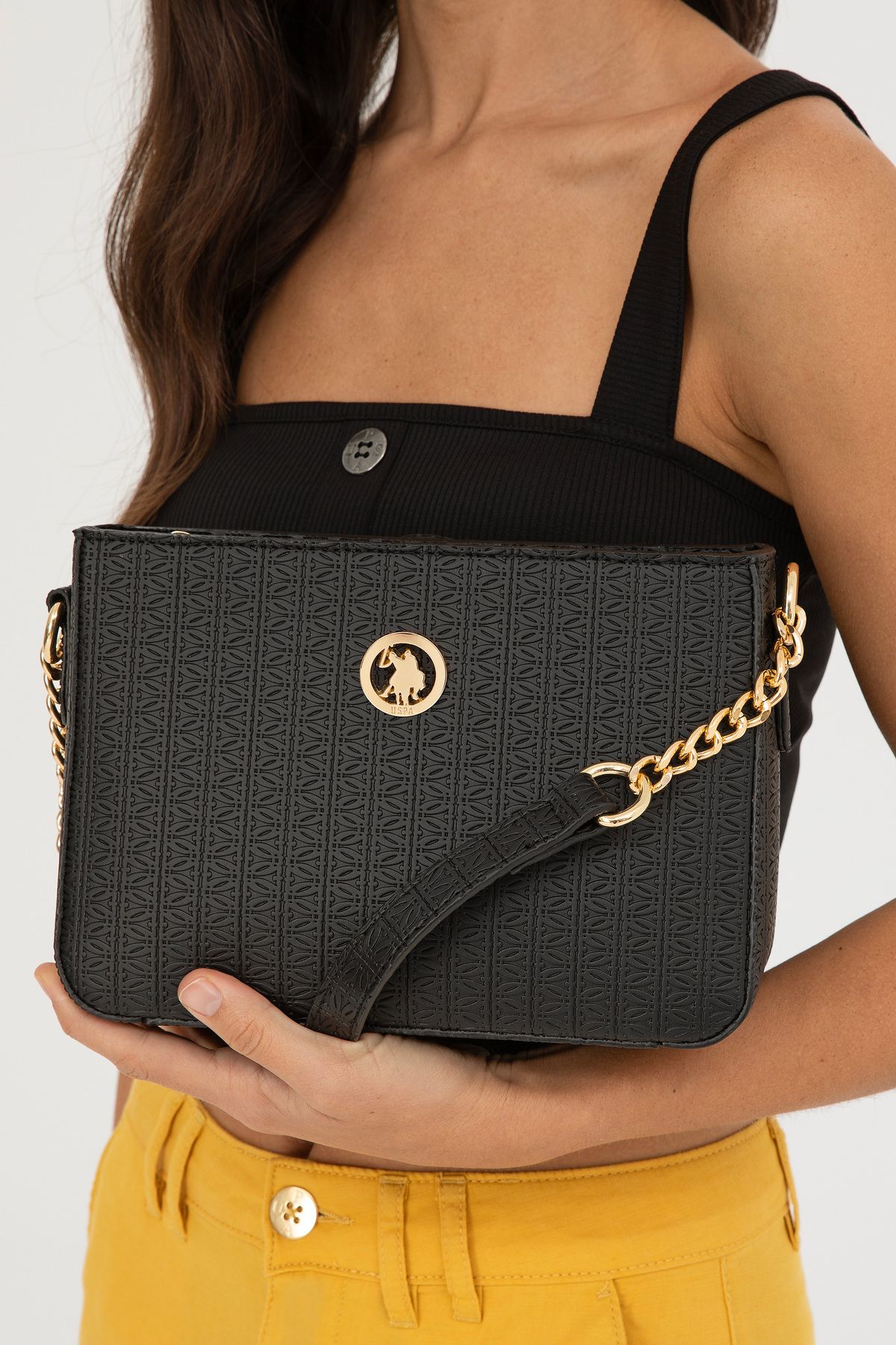 U.S. Polo Assn.-Women's Black Crossbody Bag 50293651 -Vr046 2