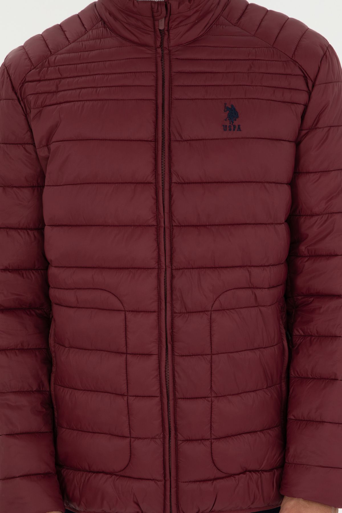 U.S. Polo Assn.-Men's Burgundy Coat 50292902 -Vr014 6