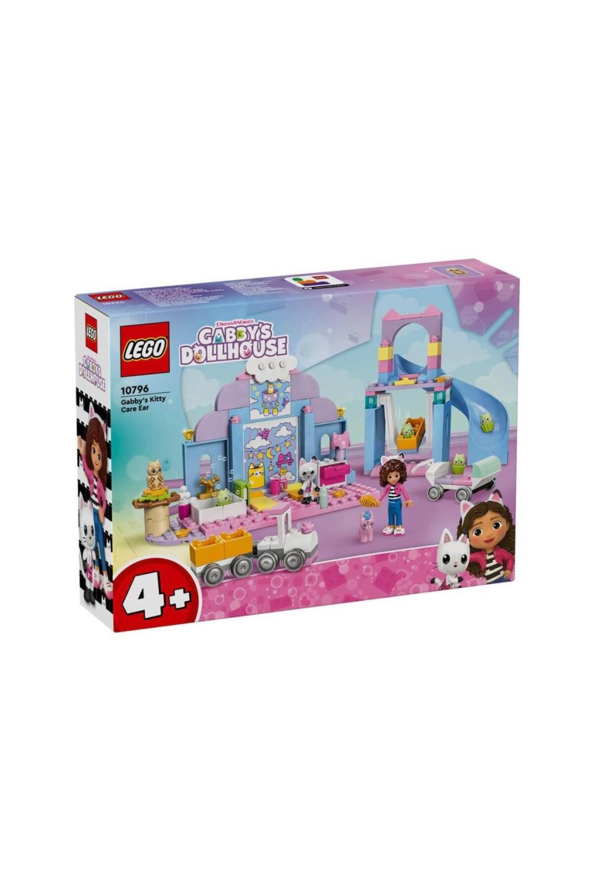 gcaksesuar Nessiworld 10796 Lego Gabbynin Kitty Bakım Odası 165 parça +4 yaş