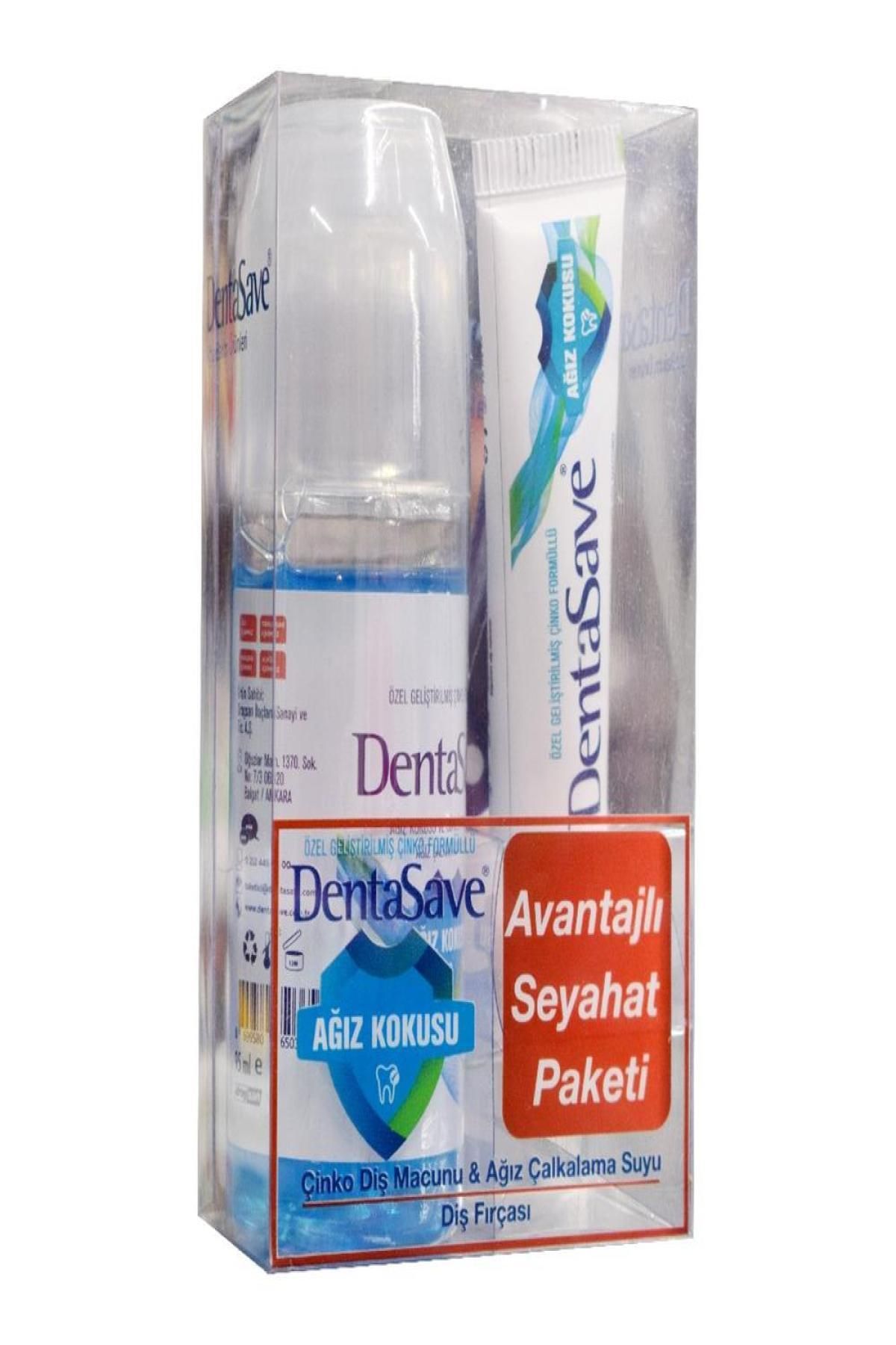 Nextpage Dentasave Seyahat Paketi Çinko Diş Macunu 15ml + Alkolsüz Ağız Çalkalama Suyu 95ml