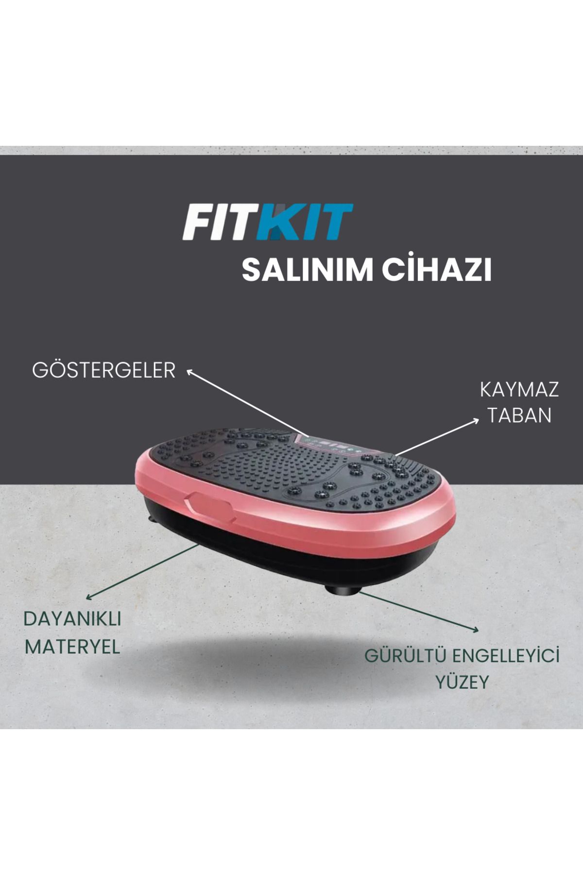 Fitkit Premium Model Mega Güçlü Zayıflama Sıkılaşma Destekleyici Salınım Cihazı