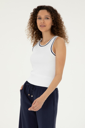 U.S. Polo Assn. Kadın Beyaz Tişört 50296145-VR013