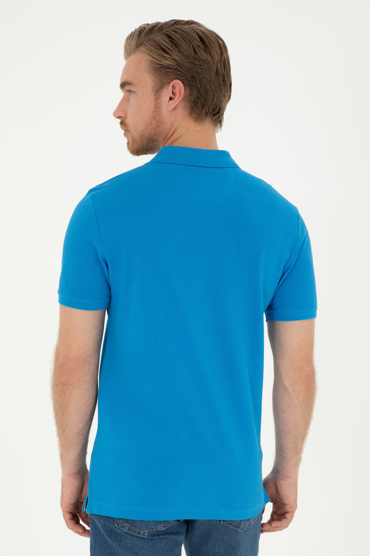 پولوشرت مردانه یقه پلو | یو اس پولو U.S. Polo Assn. 1000330 TR - تصویر 5