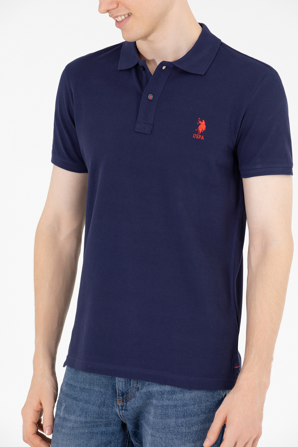 تیشرت مردانه ساده یقه پولو U.S. Polo Assn. مدل 50263238-VR033 — 6