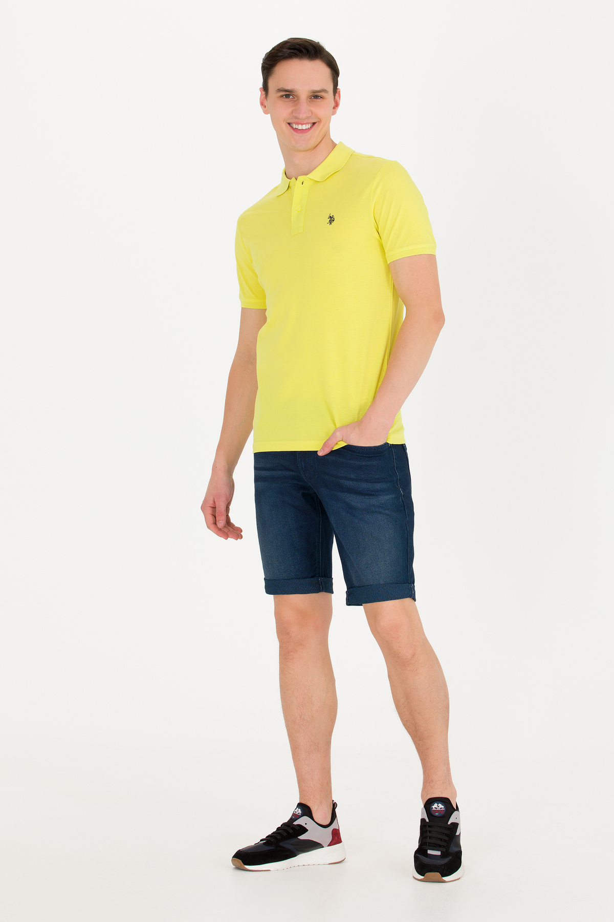 پولوشرت مردانه یقه پلو | یو اس پولو U.S. Polo Assn. TYCF3517CF0A20E900_rollbacked TR - تصویر 4