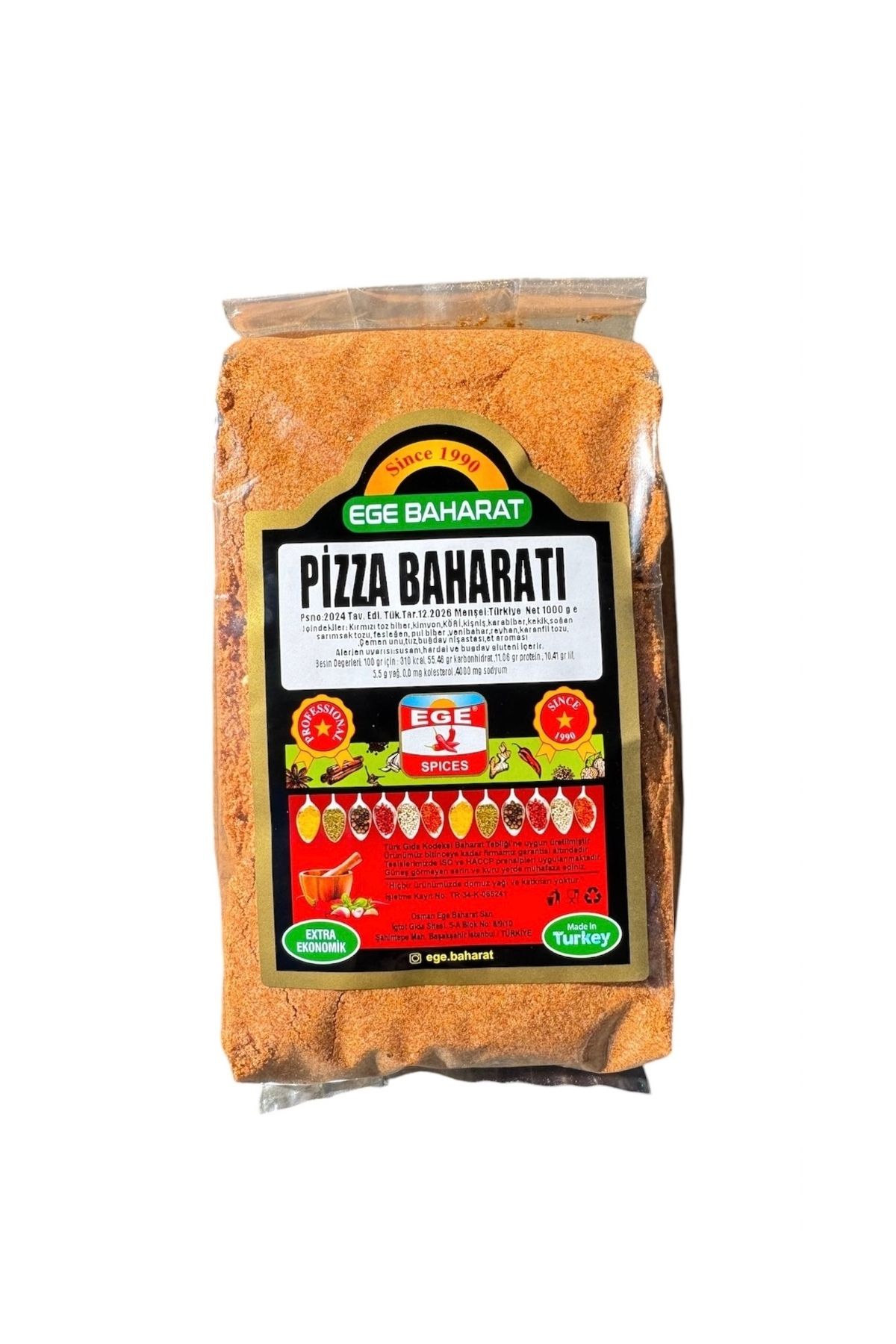 EGE BAHARAT Pizza Baharatı 500 gr