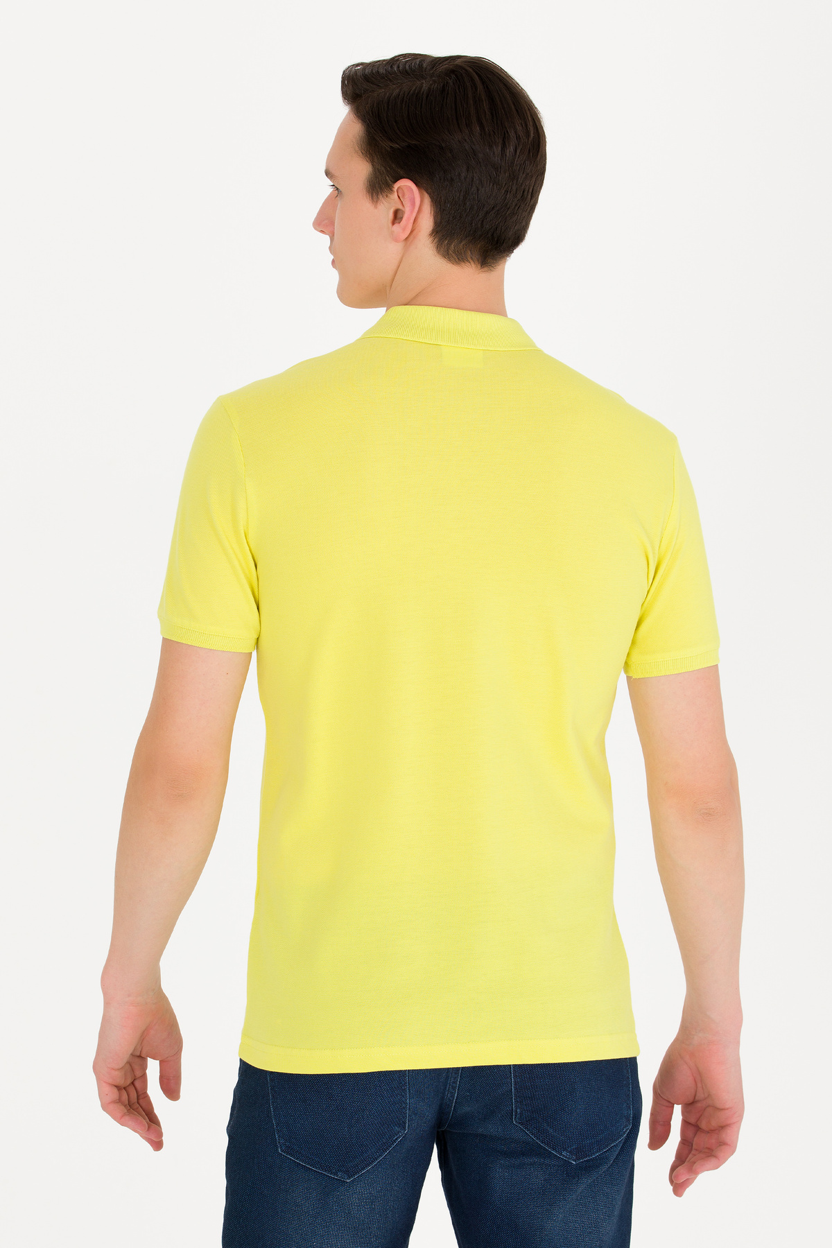 پولوشرت مردانه یقه پلو | یو اس پولو U.S. Polo Assn. TYCF3517CF0A20E900_rollbacked TR - تصویر 5