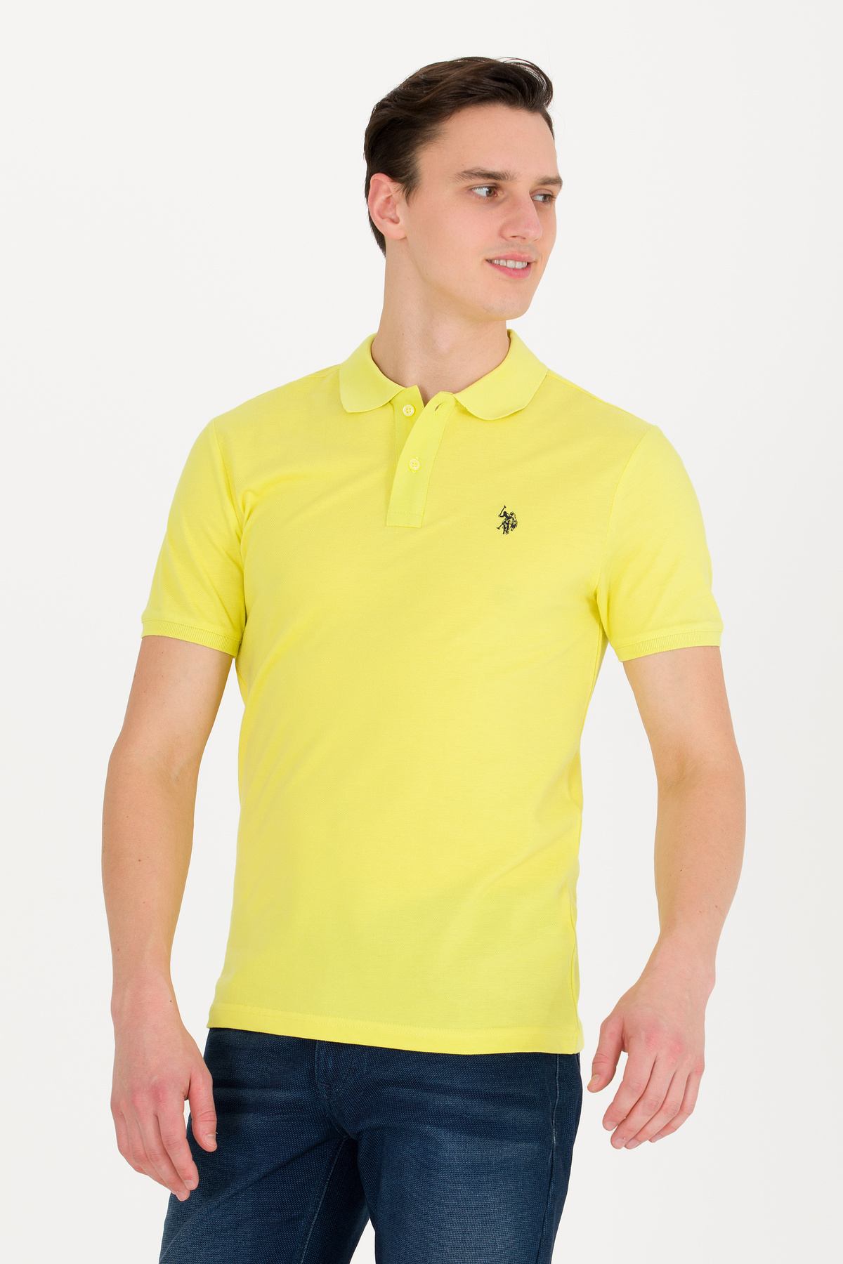 پولوشرت مردانه یقه پلو | یو اس پولو U.S. Polo Assn. TYCF3517CF0A20E900_rollbacked TR - تصویر 3