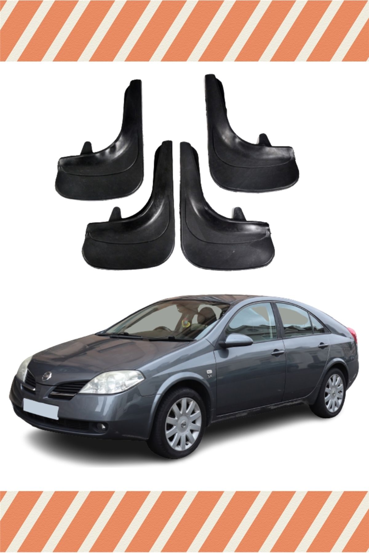 Alpax Nissan Primera 4’lü tozluk çamurluk paçalık dayanıklı ve kaliteli koruma sağlar