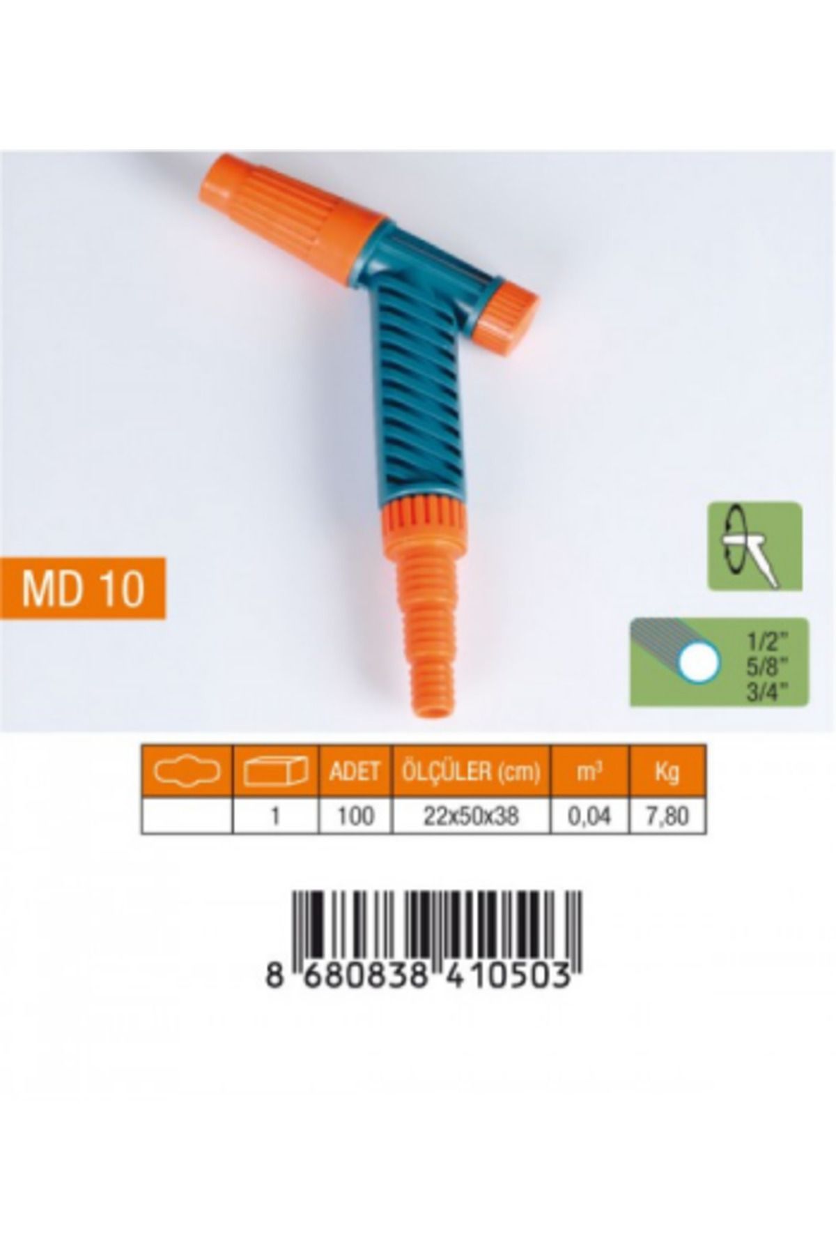 İklimStore AYARLI NORMAL TABANCA LANS 1/2-5/8-3/4 REKOR (5131)