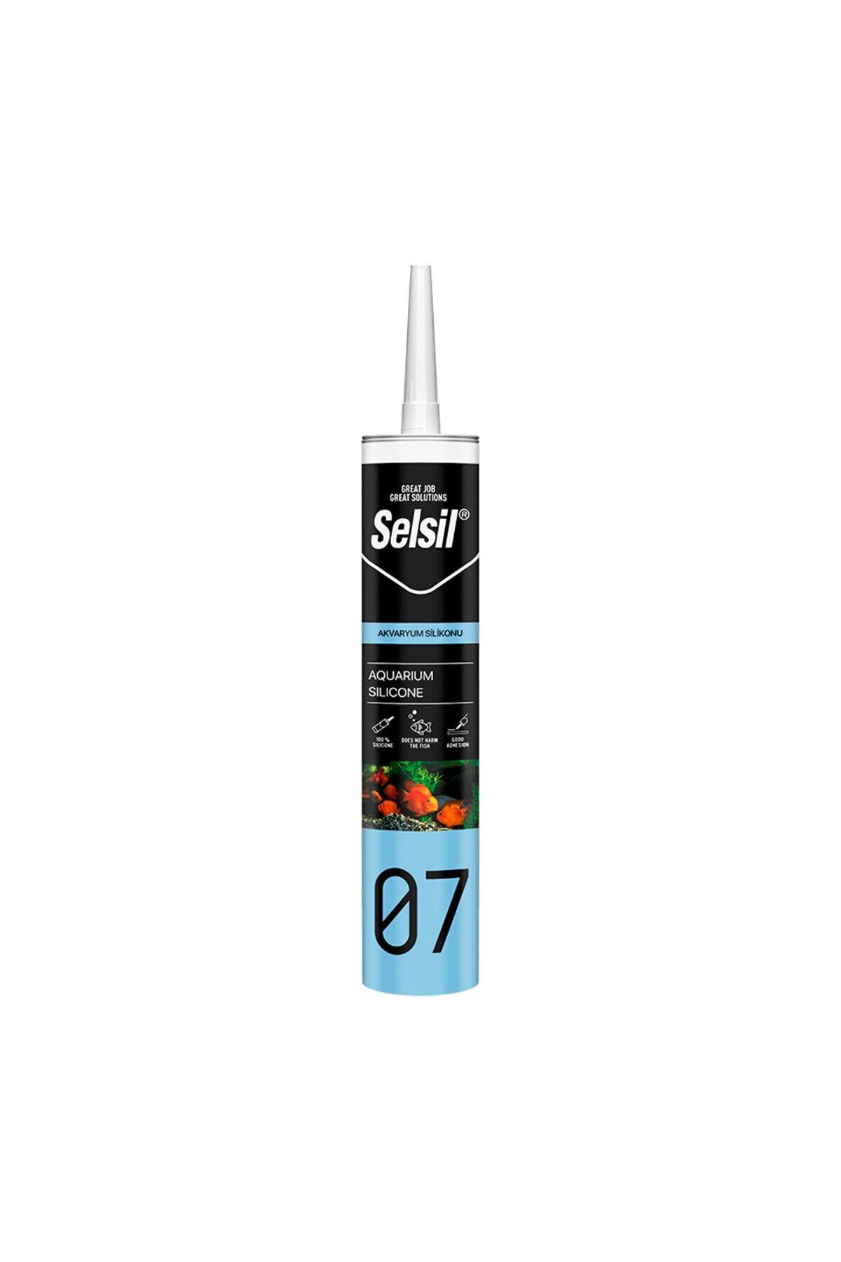 Kapamarka SELSİL 05 MUTFAK VE BANYO SİLİKONU ŞEFFAF 280ML