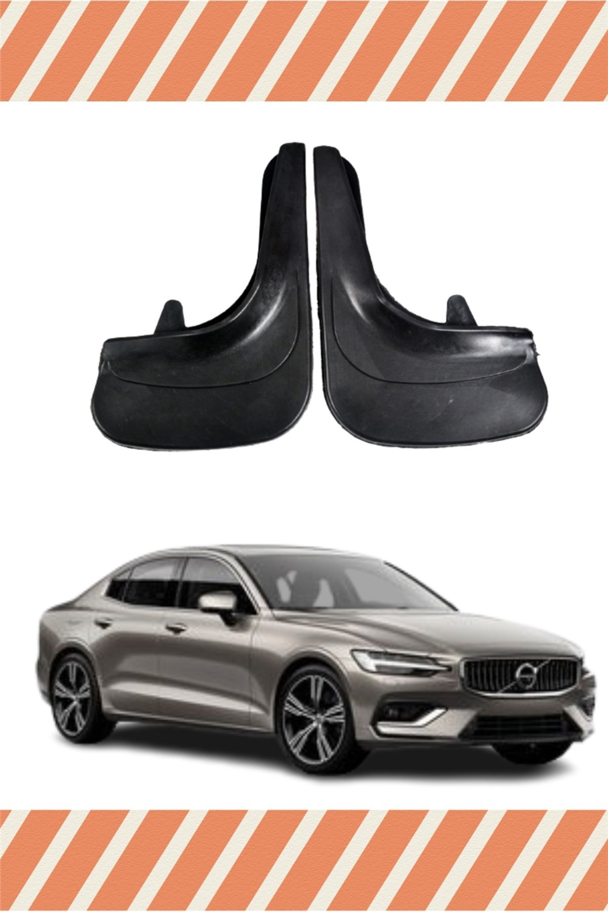 Alpax Volvo S60 uyumlu 2’li tozluk çamurluk paçalık