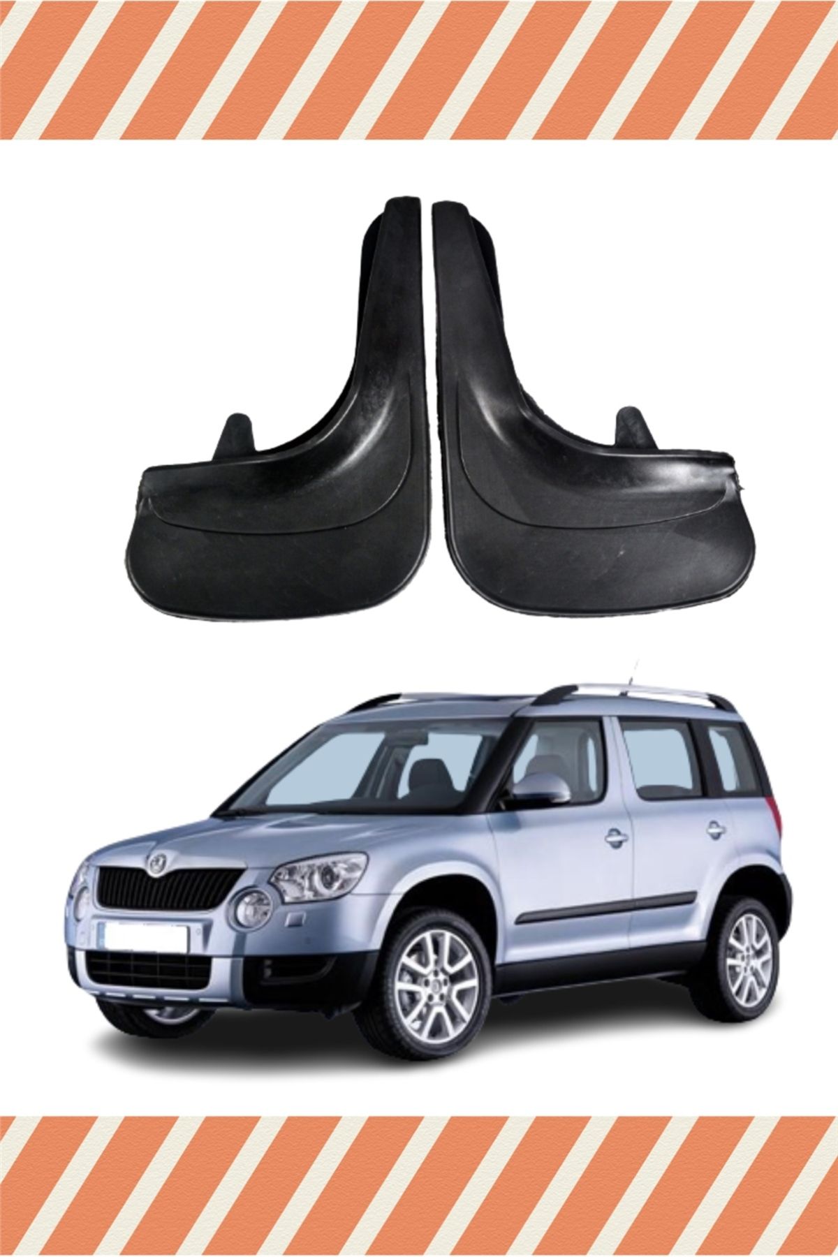 Alpax Skoda Yeti uyumlu 2’li tozluk çamurluk paçalık