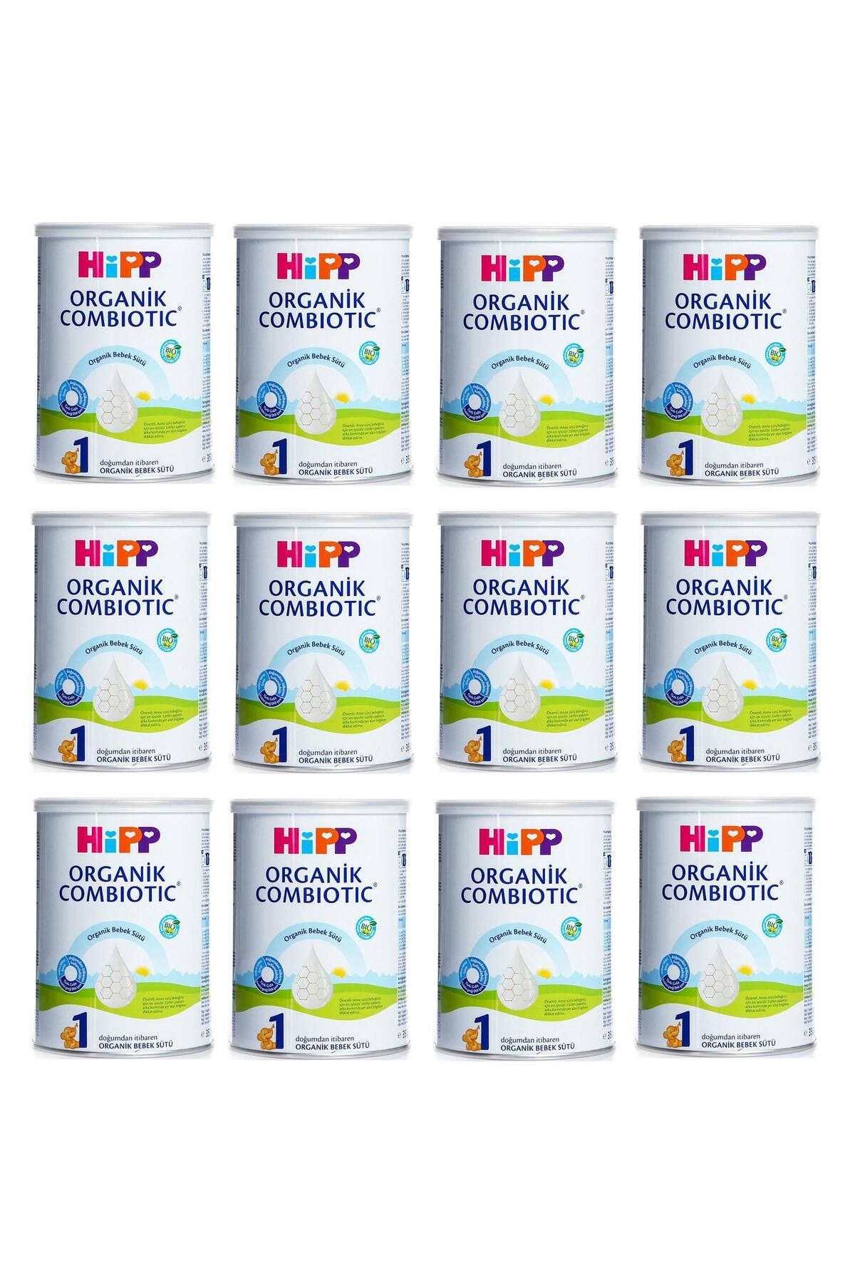 Hipp 1 Organik Combiotic Bebek Sütü 350 gr 12 Adet