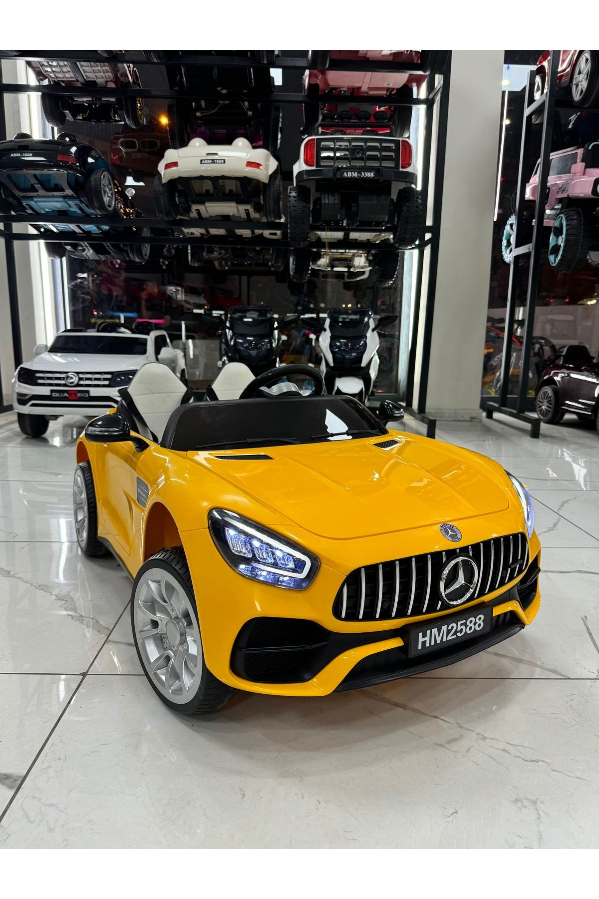 oyuncaksepeti Akülü Araba Mercedes Gt 12 Volt Çift Kişilik (ÖZEL PLAKA)