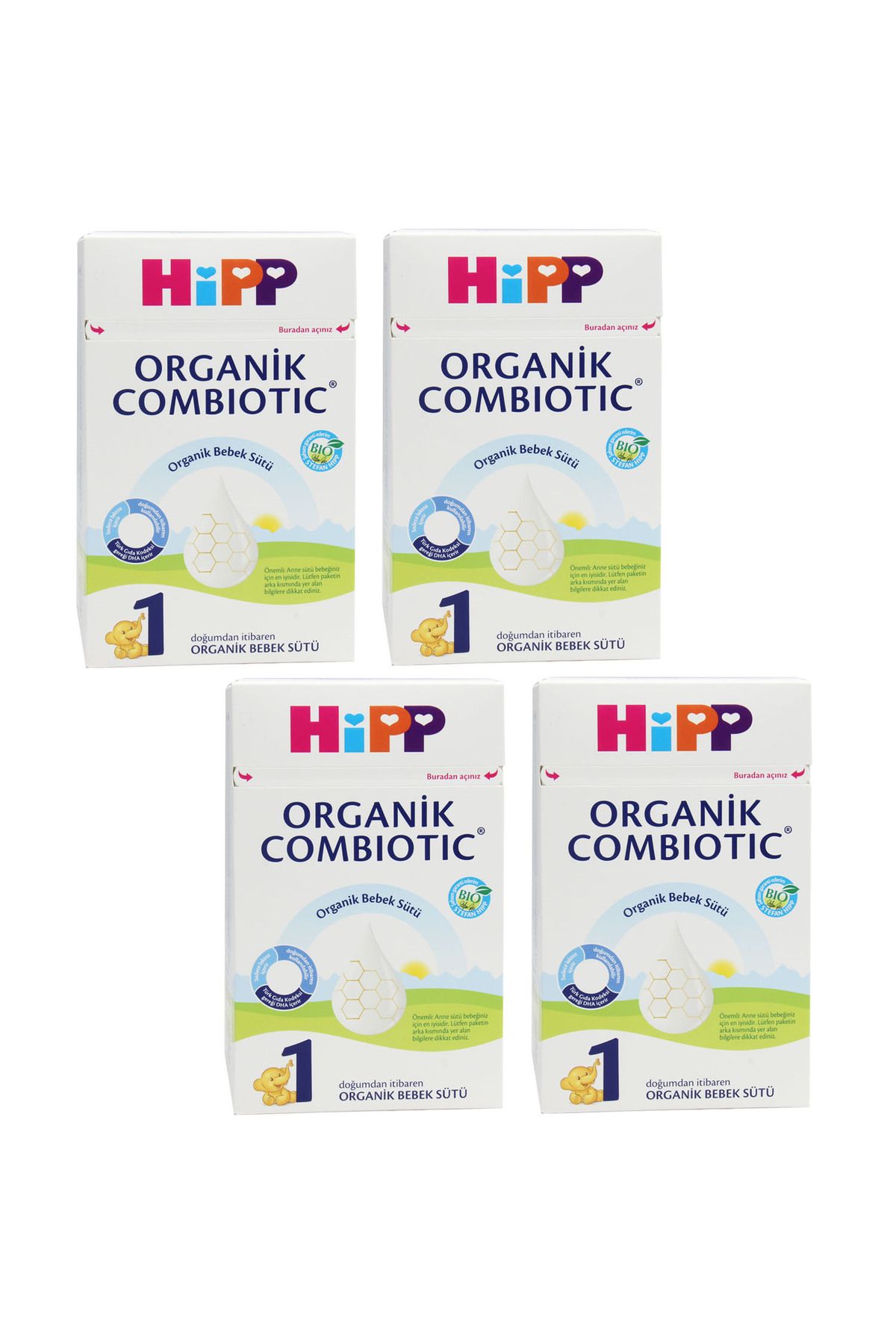 Hipp 1 Organik Combiotic 800 gr Bebek Sütü 4 Adet