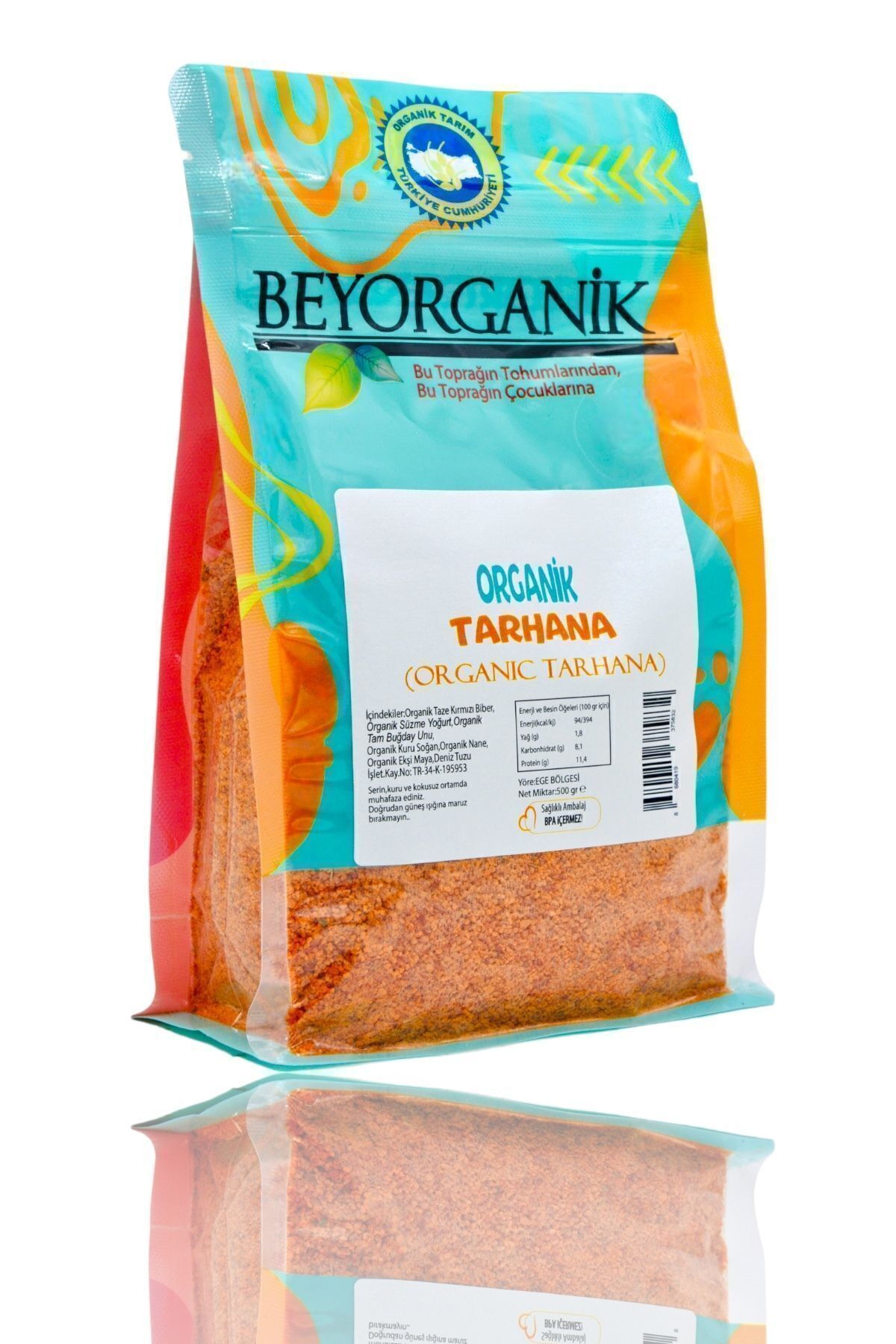 BEYORGANİK Organik Kırmızı Köy Tarhanası 500gr